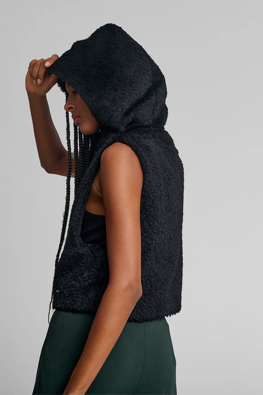 Weil Vest Suri Alpaca & Wool Color Black - Image 3
