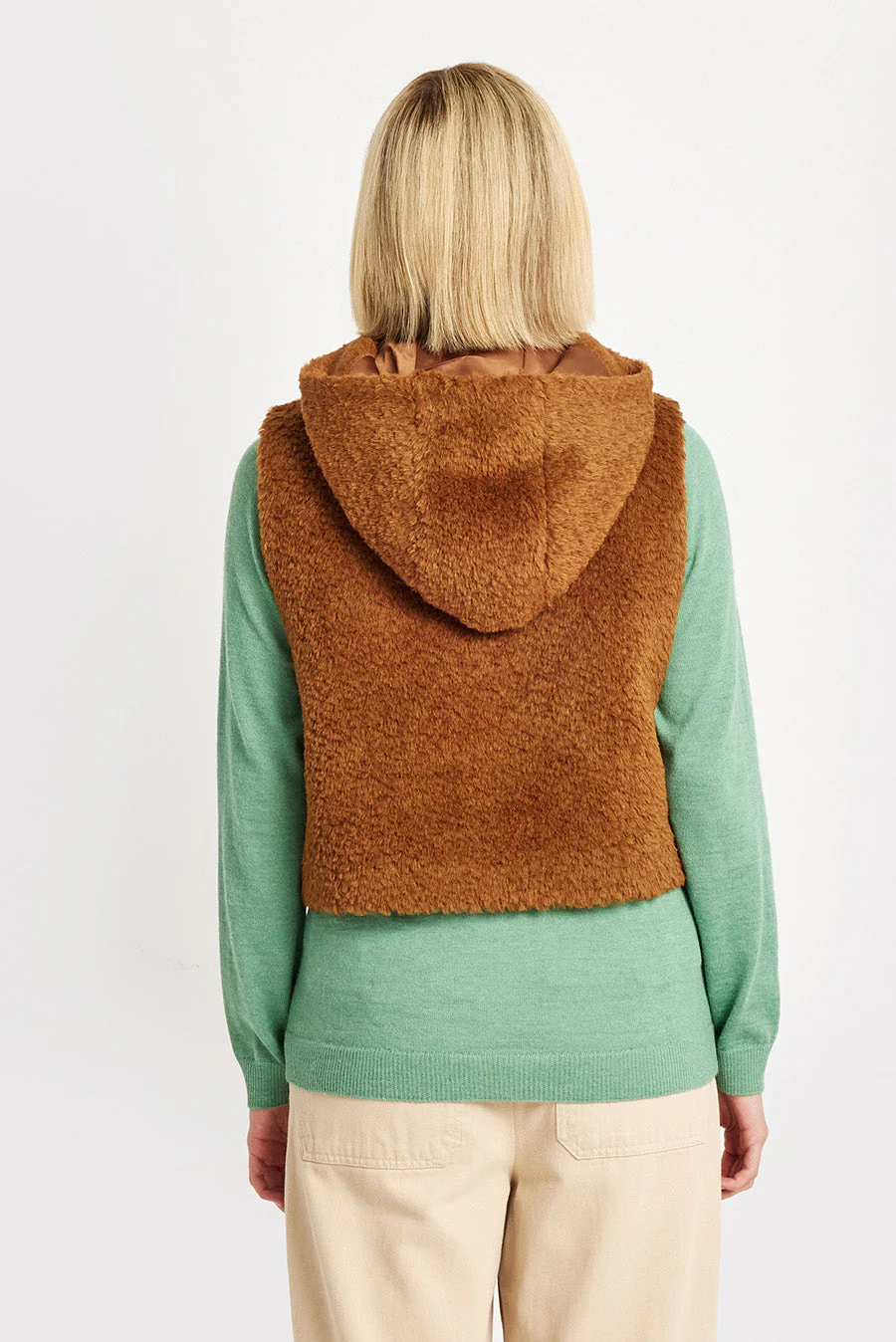 Weil Vest Suri Alpaca & Wool Color Cafe - Image 3