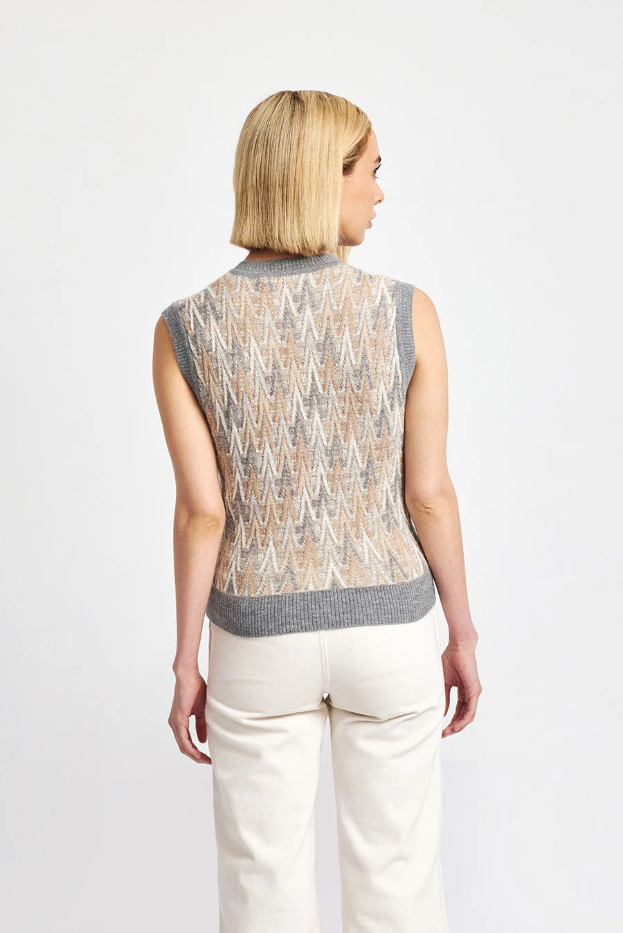 Welcome Vest Baby Alpaca Color Nuage - Image 3