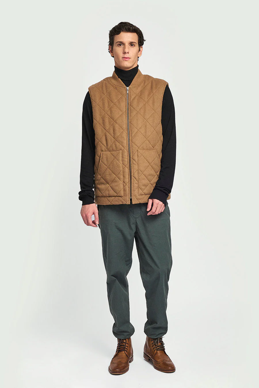 Wizard Vest Baby Alpaca Color Camel - Image 4