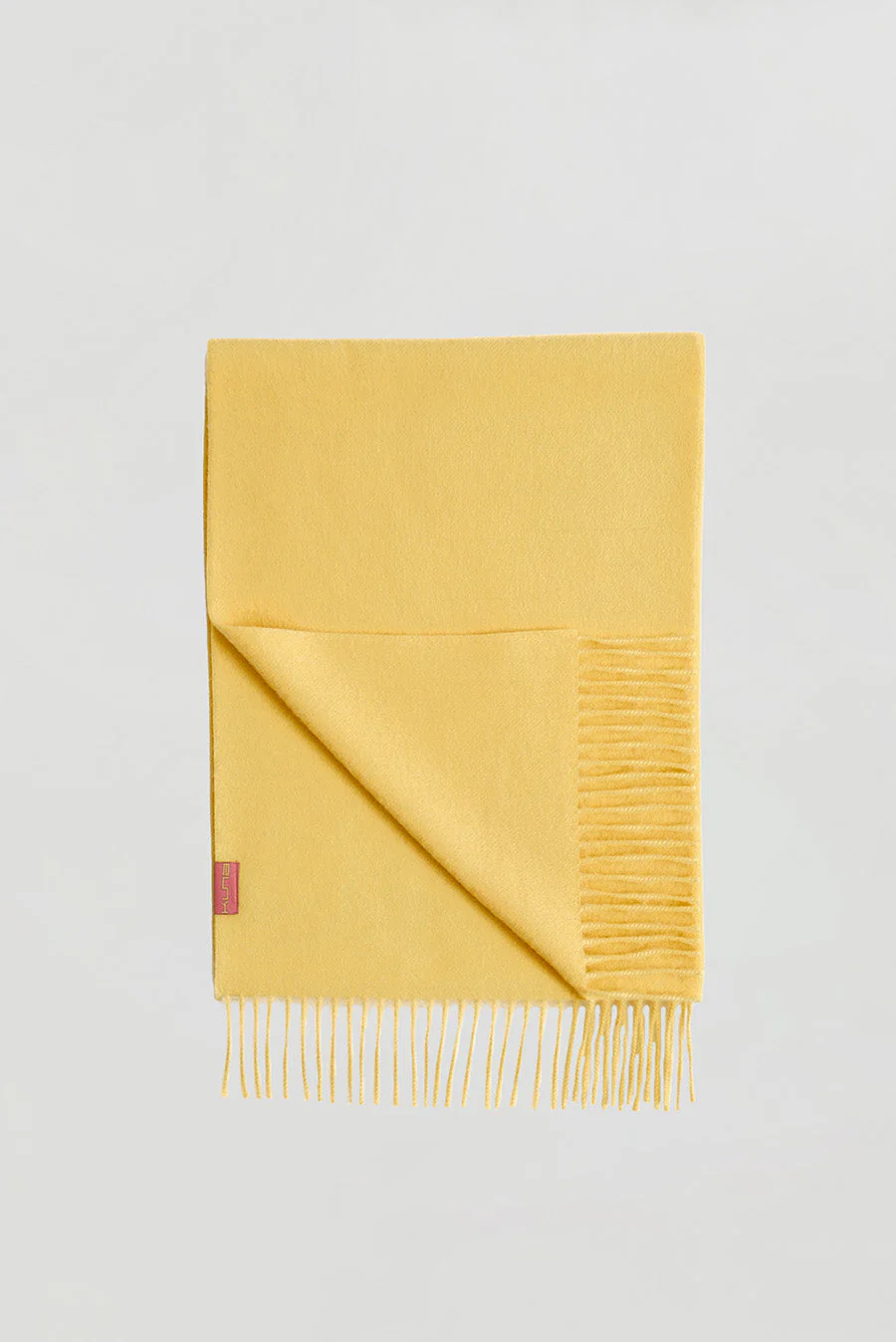 Adrian Scarf Baby Alpaca Color Amarillo Mantequilla - Image 2