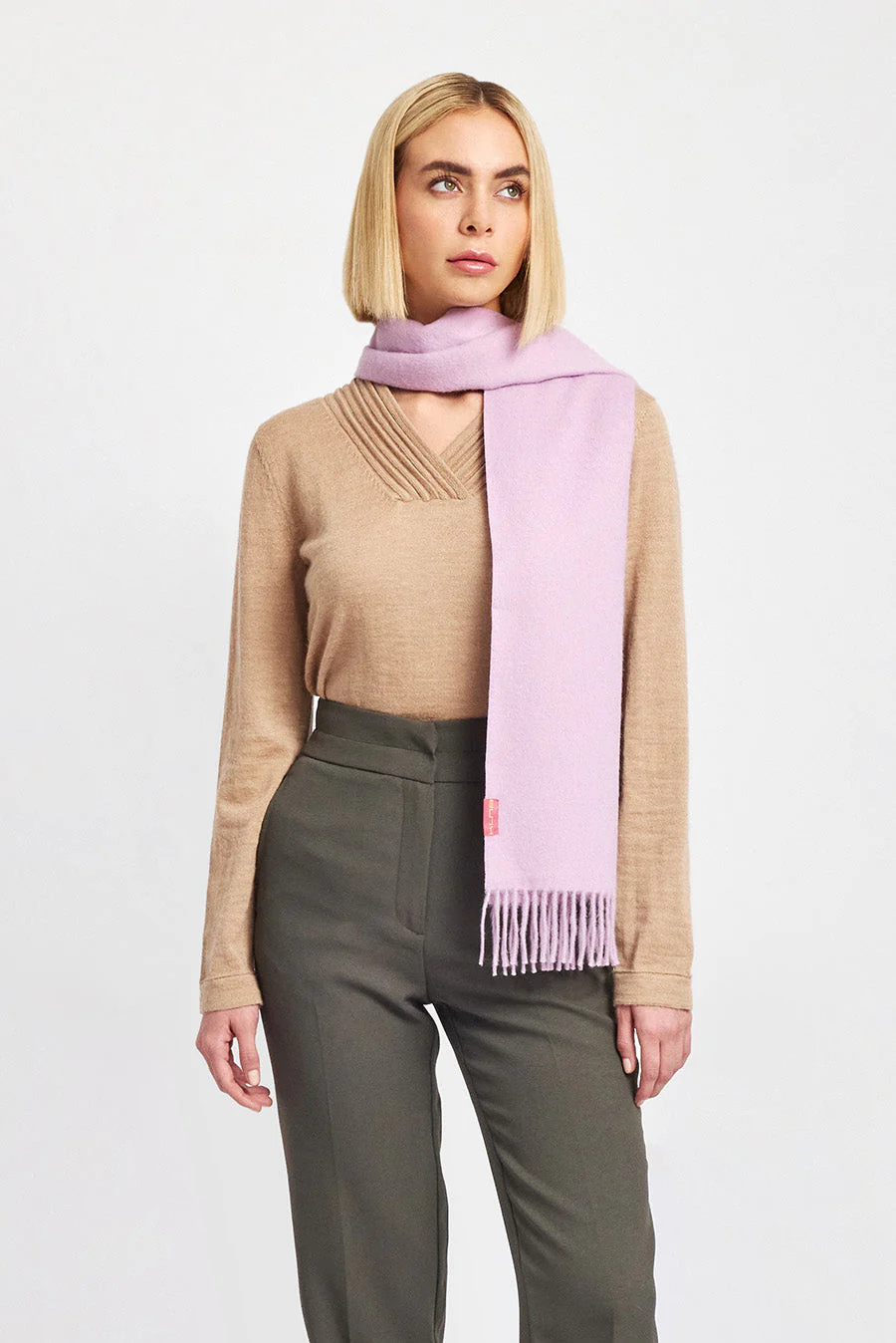 Adrian Scarf Baby Alpaca Color Lavanda