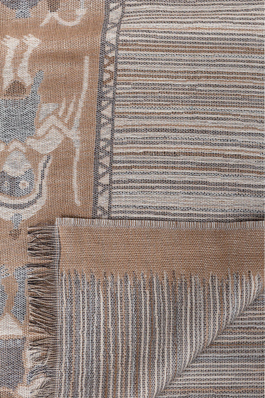 Nazca - 15 Scarf Baby Alpaca Color Grey