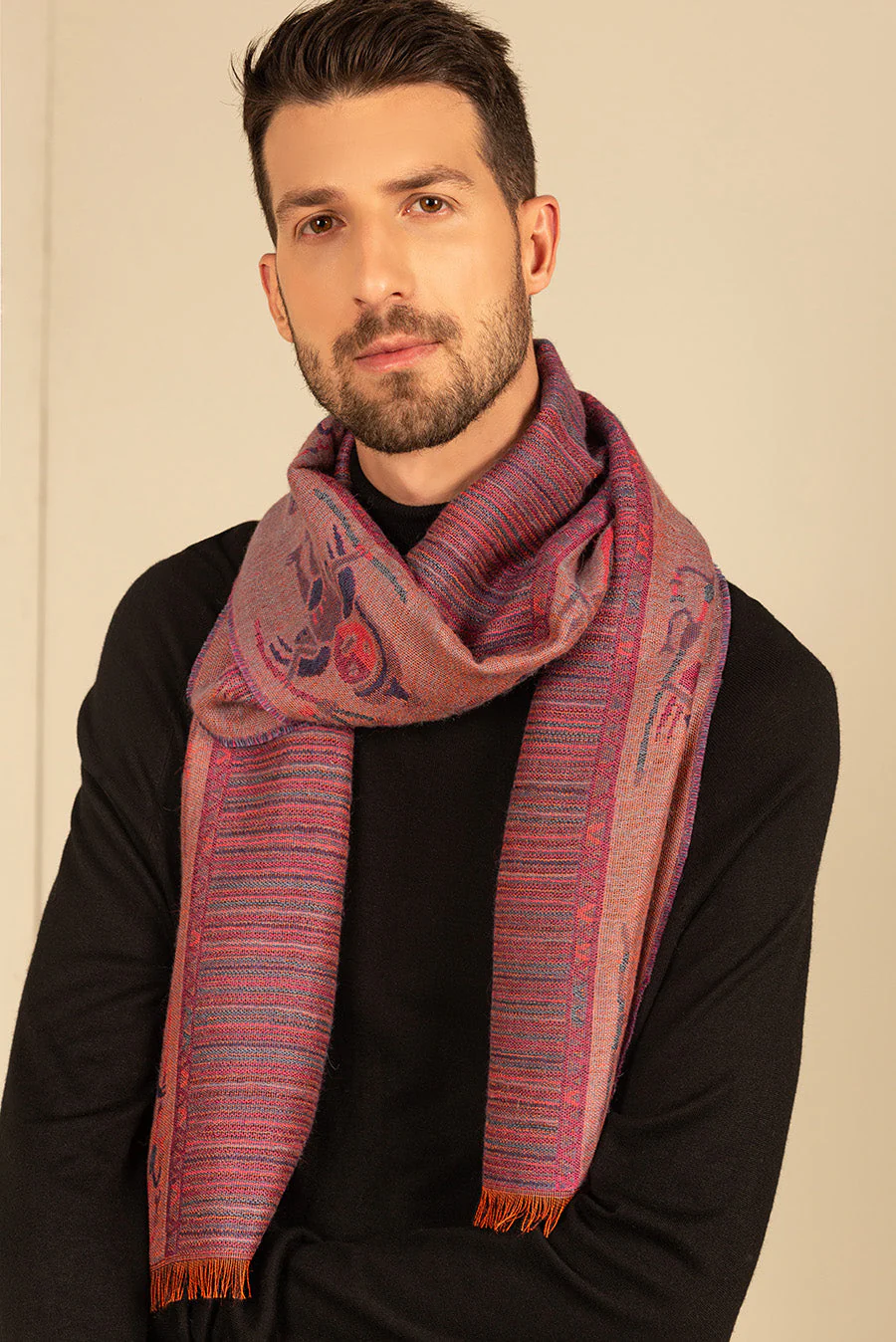 Nazca - 15 Scarf Baby Alpaca Color Morado