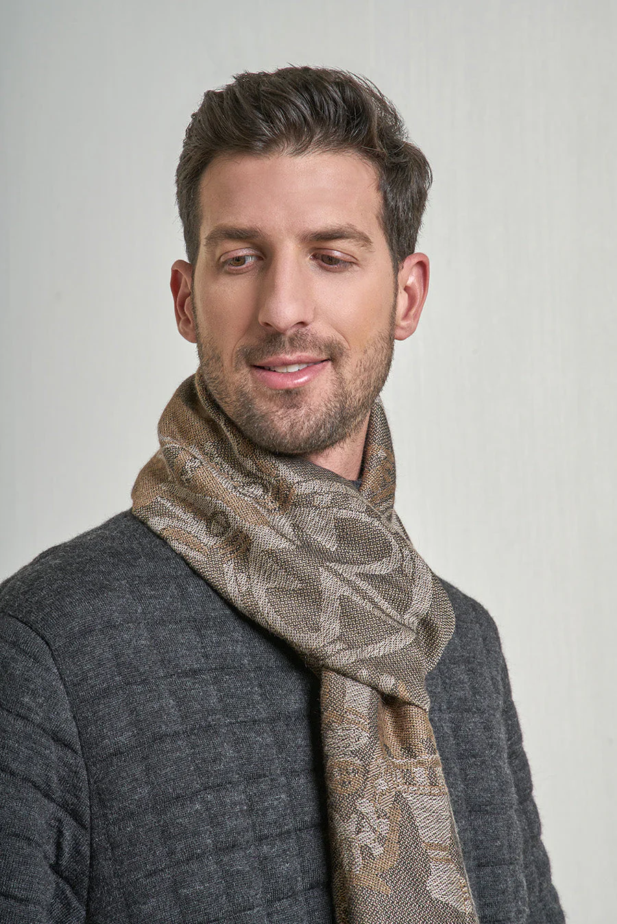 Nazca - 38 Scarf Baby Alpaca Color Camel Oscuro - Image 7