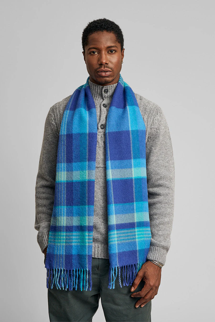 Ratti Scarf Baby Alpaca Color Blue - Image 3