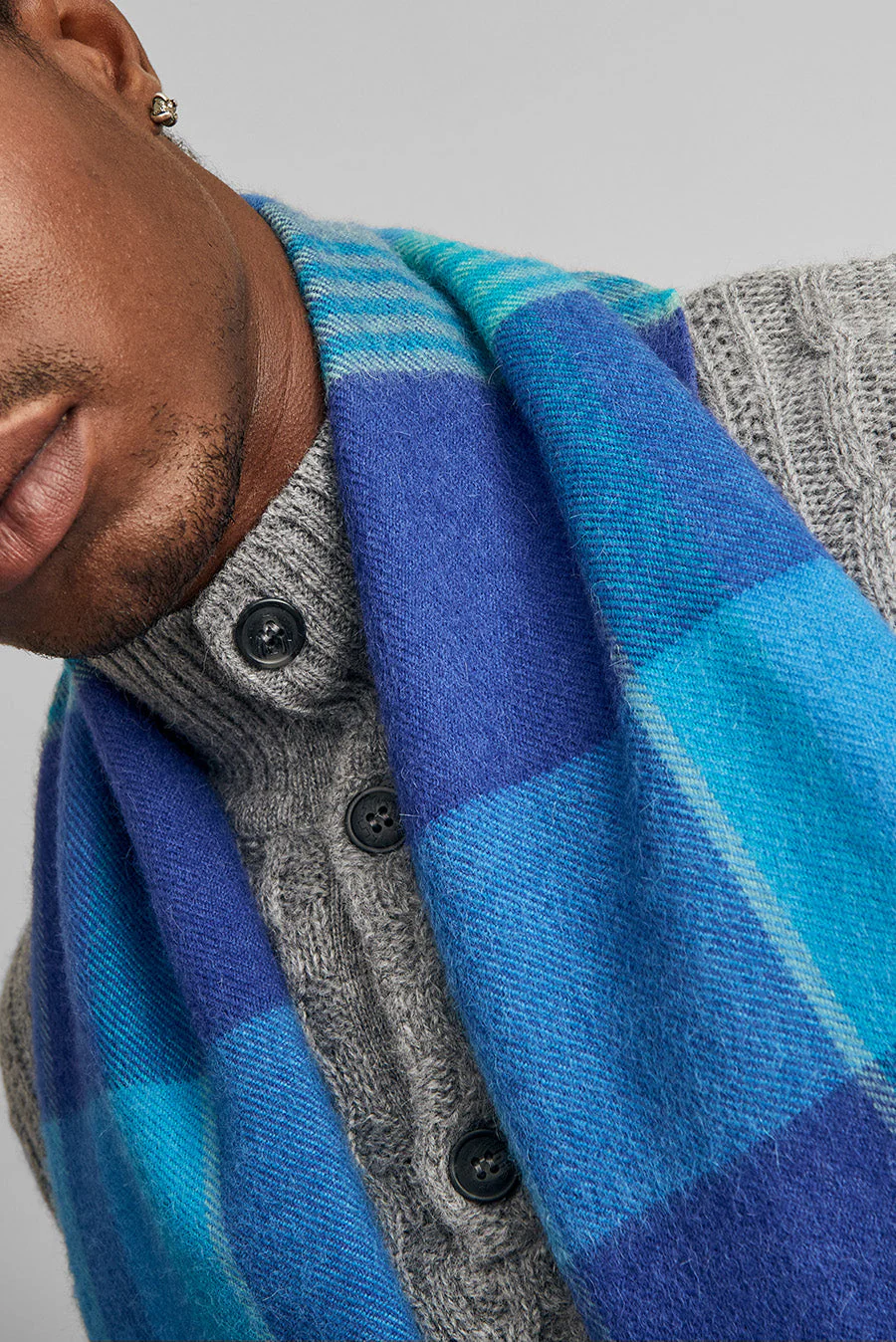 Ratti Scarf Baby Alpaca Color Blue - Image 4