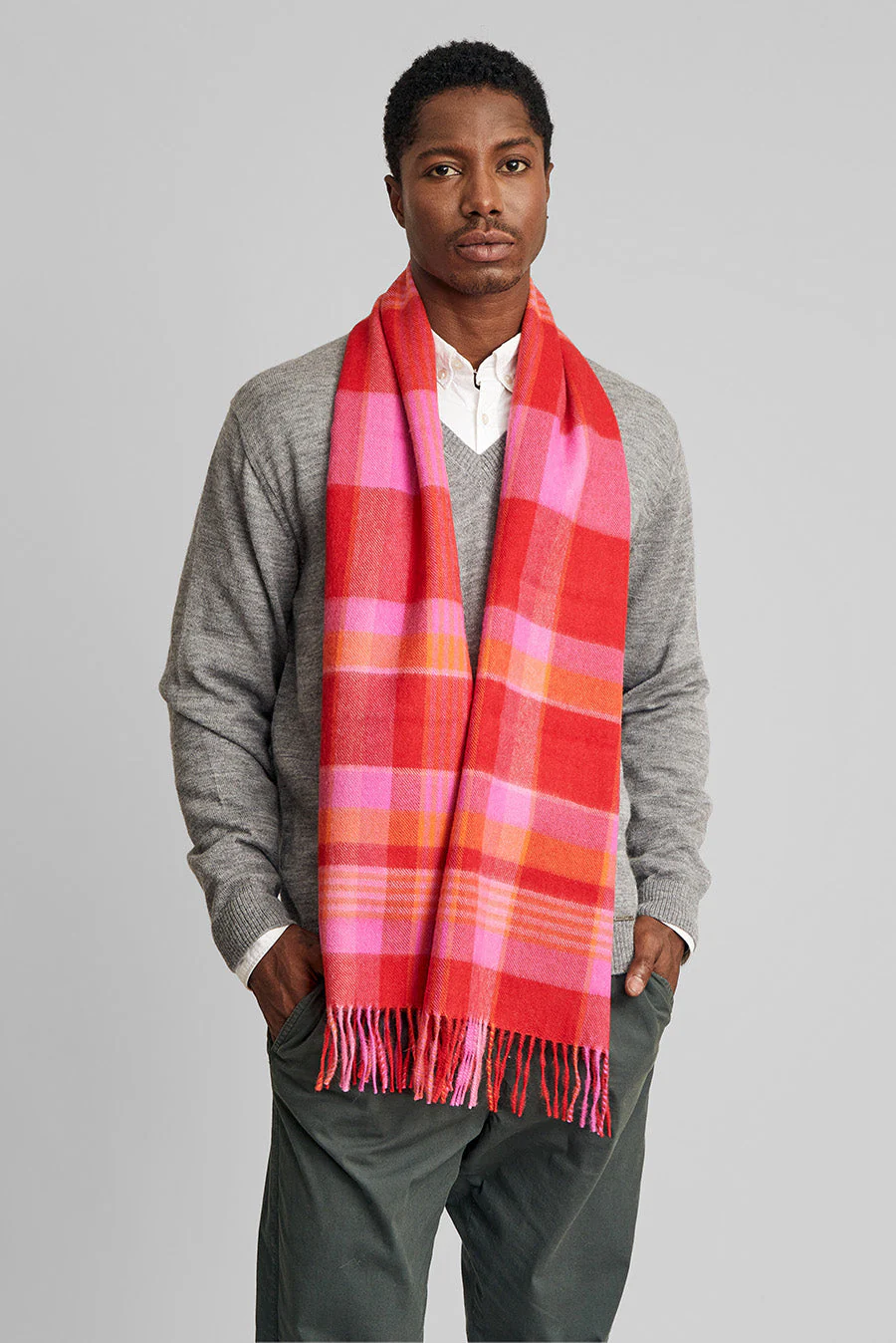 Ratti Scarf Baby Alpaca Color Red - Image 3