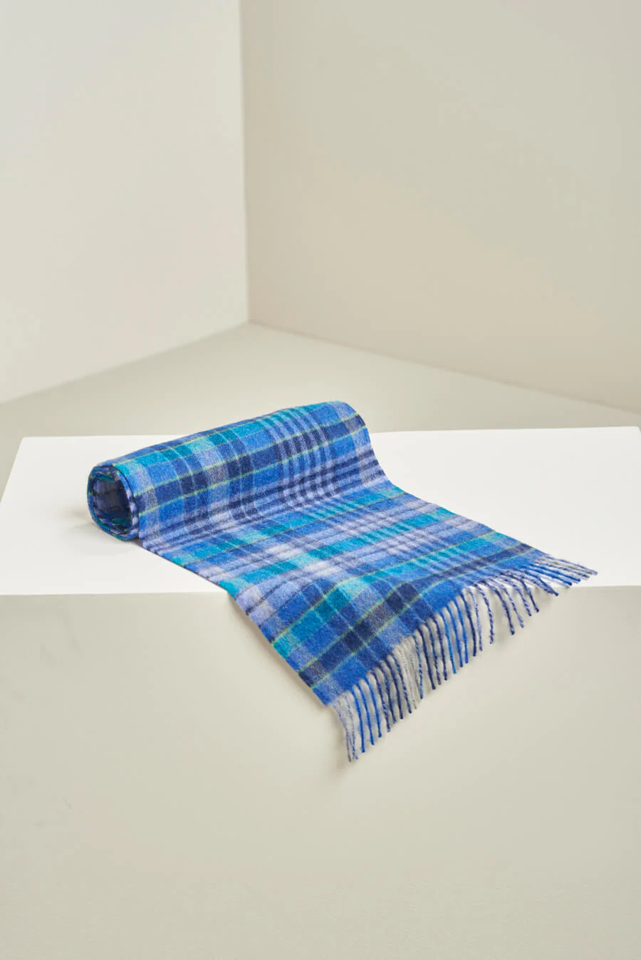 Sari Scarf Baby Alpaca Color Blue - Image 2