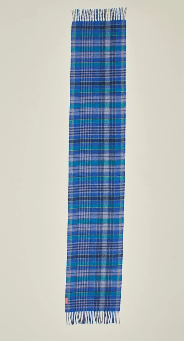 Sari Scarf Baby Alpaca Color Blue - Image 6