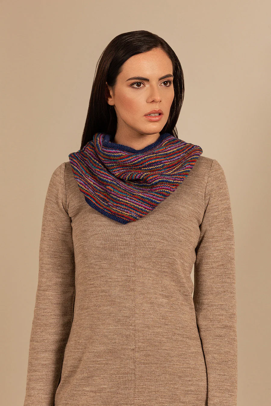 Ucrania Scarf Baby Alpaca Color Multi