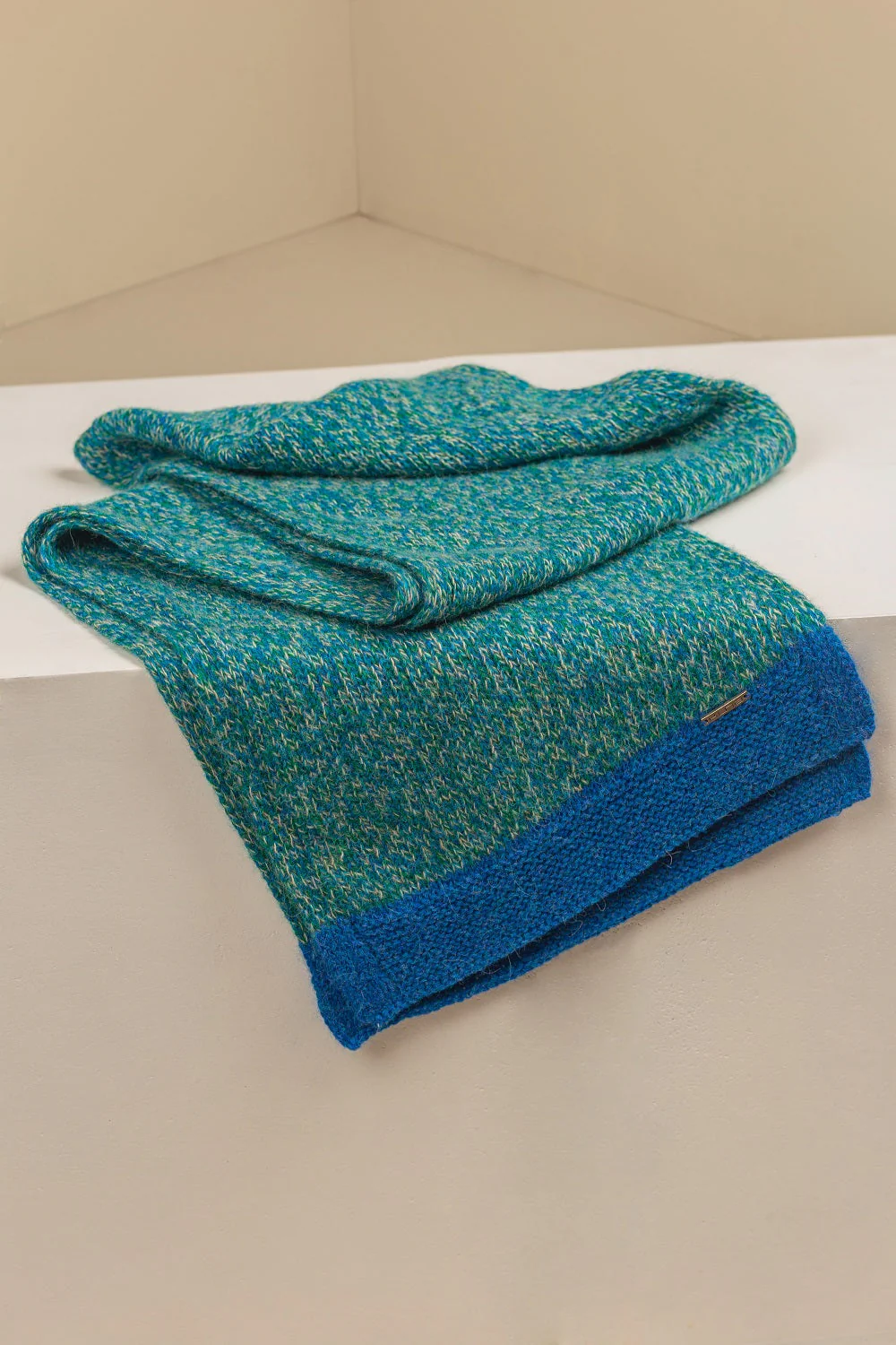 Undo Scarf Baby Alpaca Color Fiume & Carrusel - Image 2