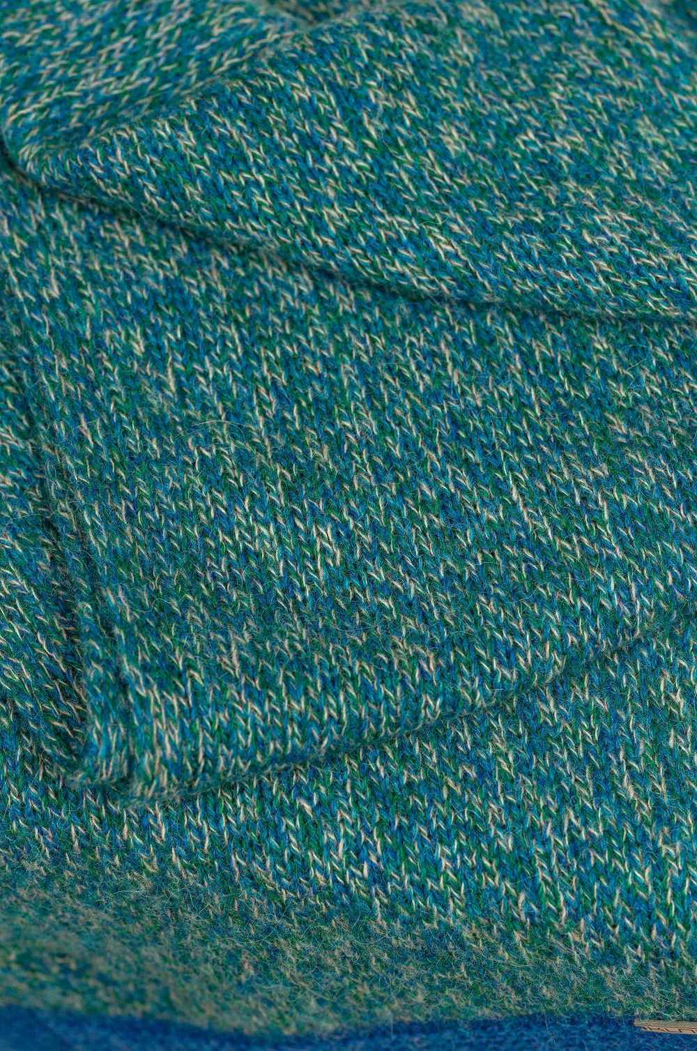 Undo Scarf Baby Alpaca Color Fiume & Carrusel - Image 6