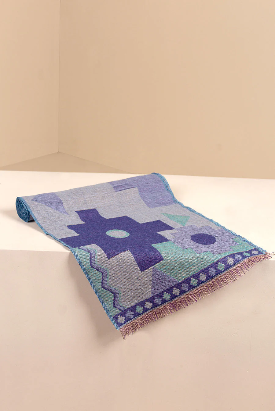 Unlike Scarf Baby Alpaca Color Blue - Image 3