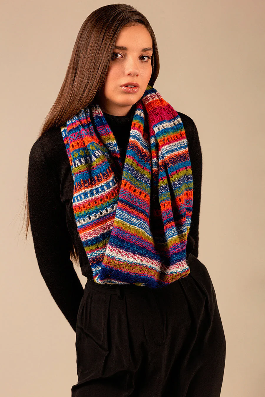 Uturunku Scarf Baby Alpaca Color Multi - Image 2