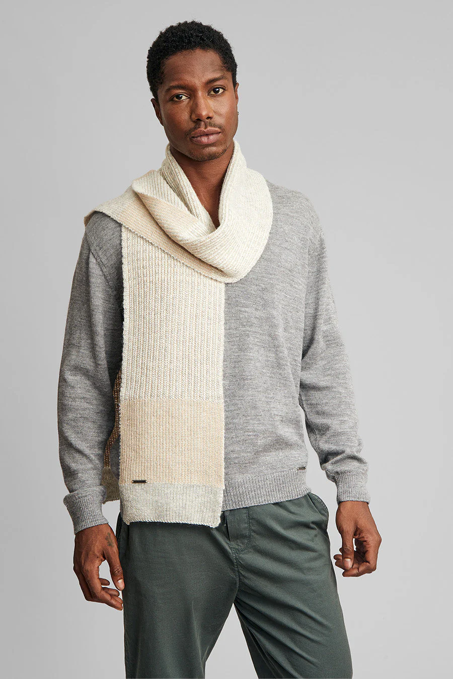 Warrior Scarf Baby Alpaca Color Penguin - Image 4