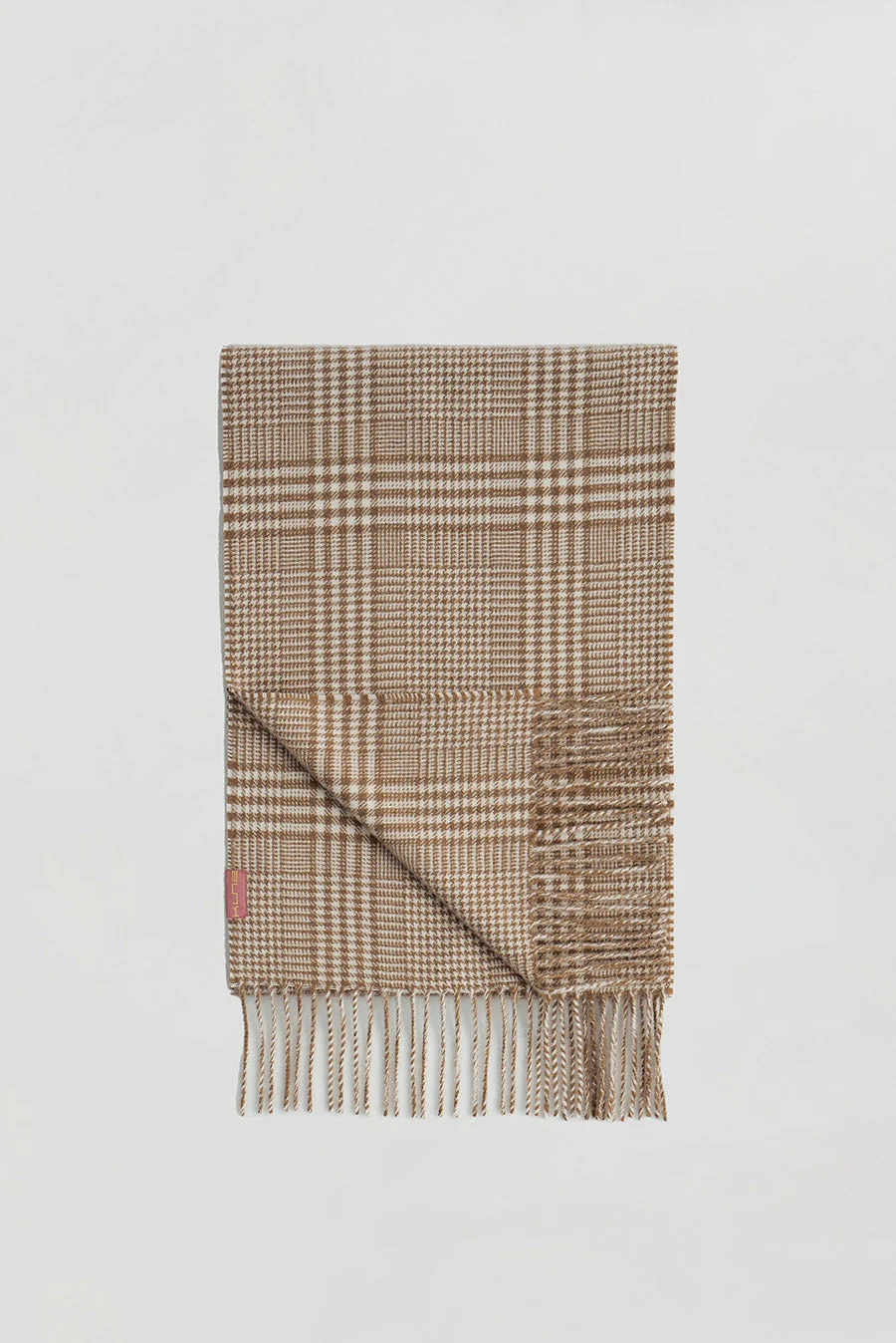 Weed Scarf Baby Alpaca Color Beige - Image 2