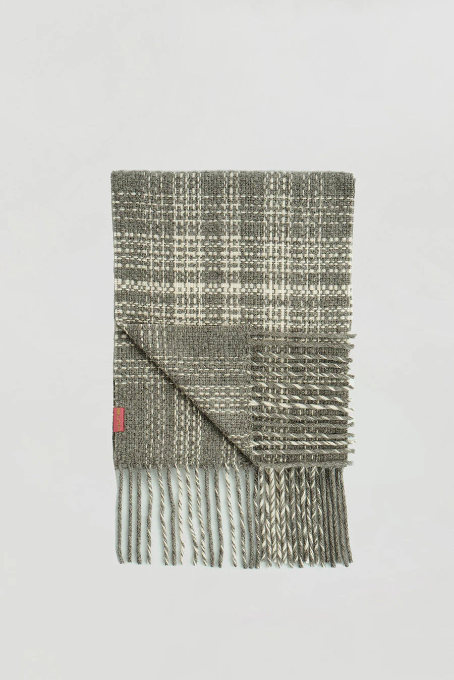 Weed Scarf Baby Alpaca Color Grey - Image 2