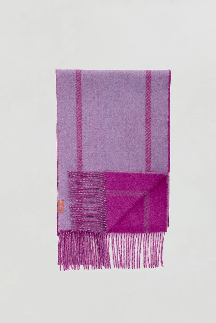 Weinstein Scarf Baby Alpaca Color Fucsia & Lila - Image 10