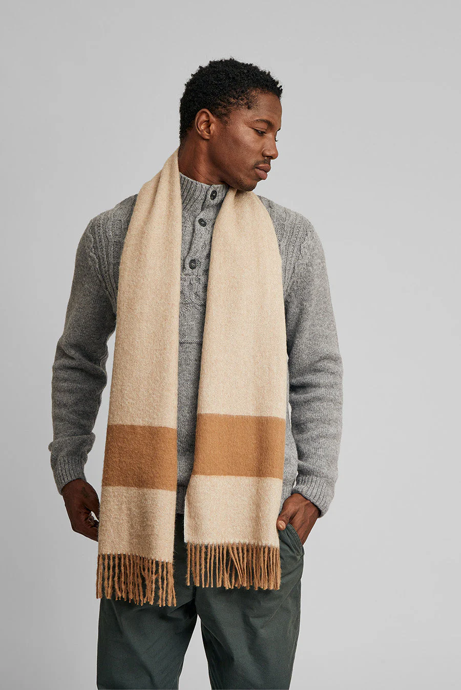 Welche Scarf Baby Alpaca Color Camel - Image 3
