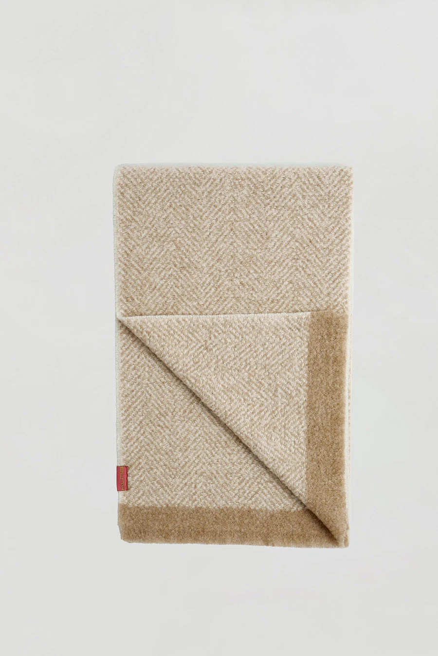 Wenn Scarf Baby Alpaca & Wool Color Beige - Image 2