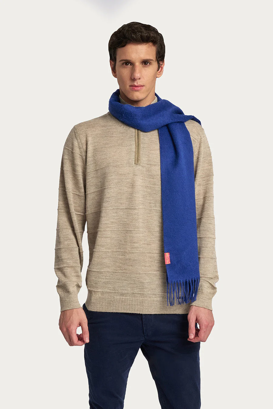 Wenzell Scarf Baby Alpaca Color Blue - Image 4