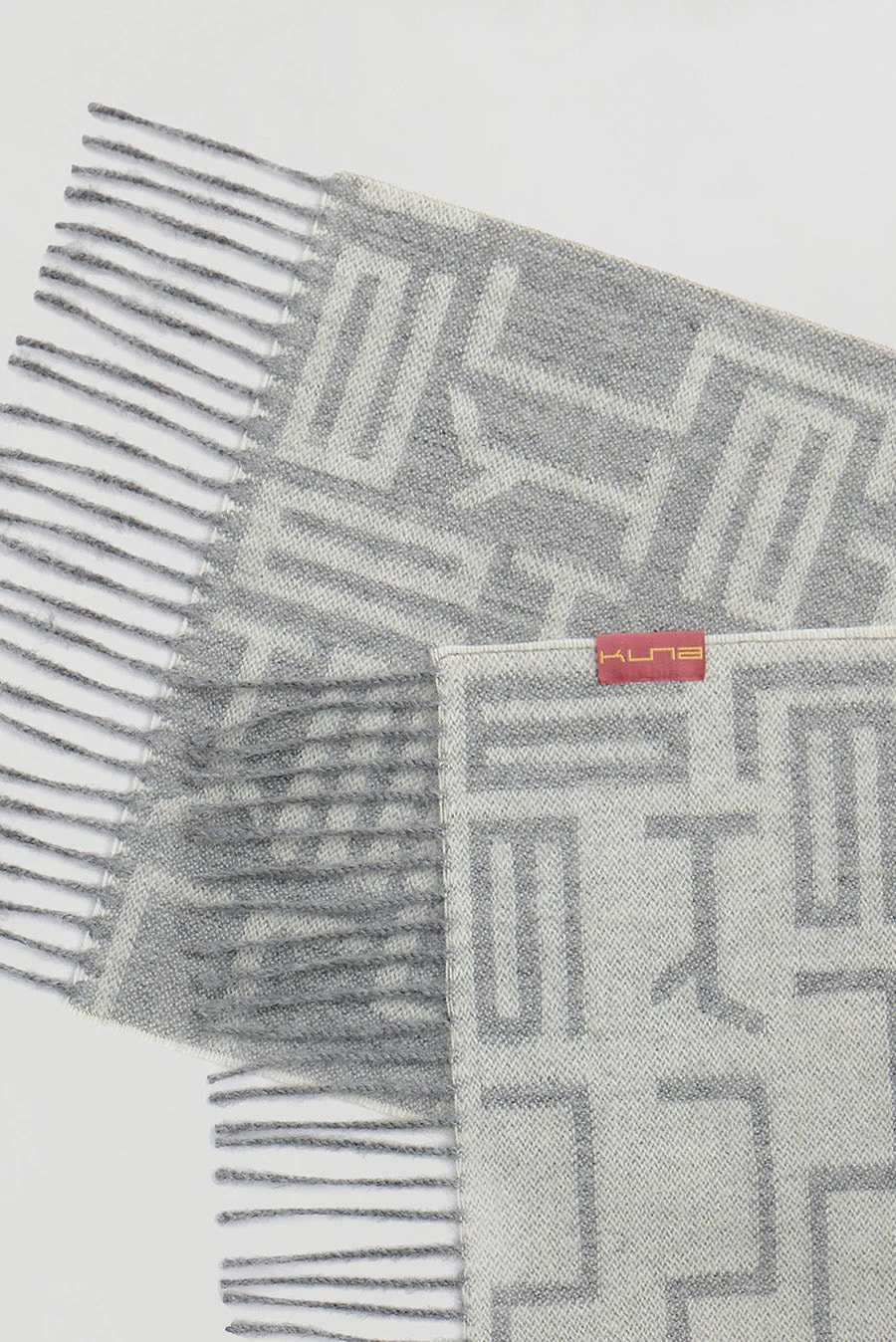 Wir Scarf Baby Alpaca Color Grey - Image 6