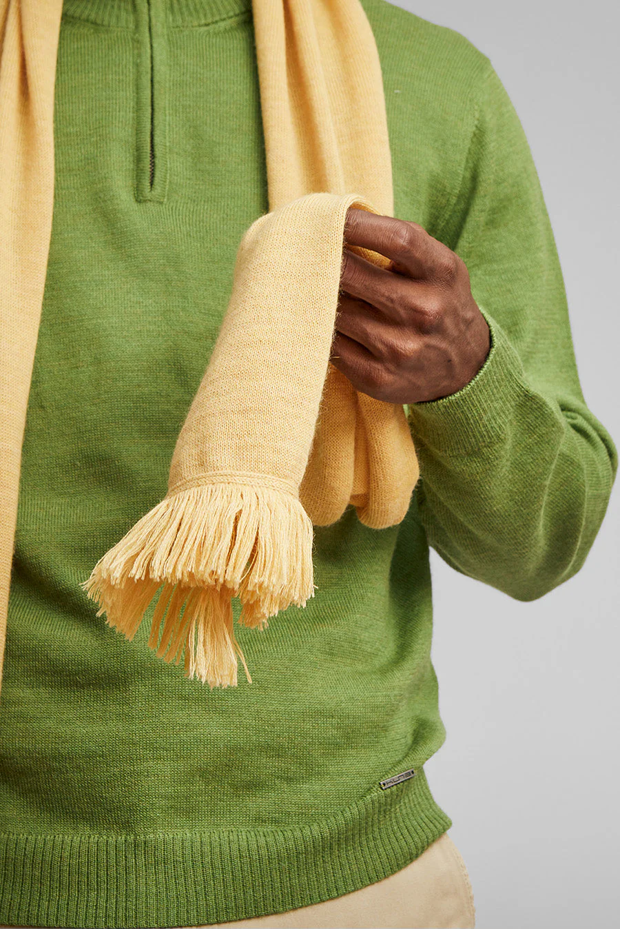 Wolyn Scarf Baby Alpaca Color Amarelo - Image 5