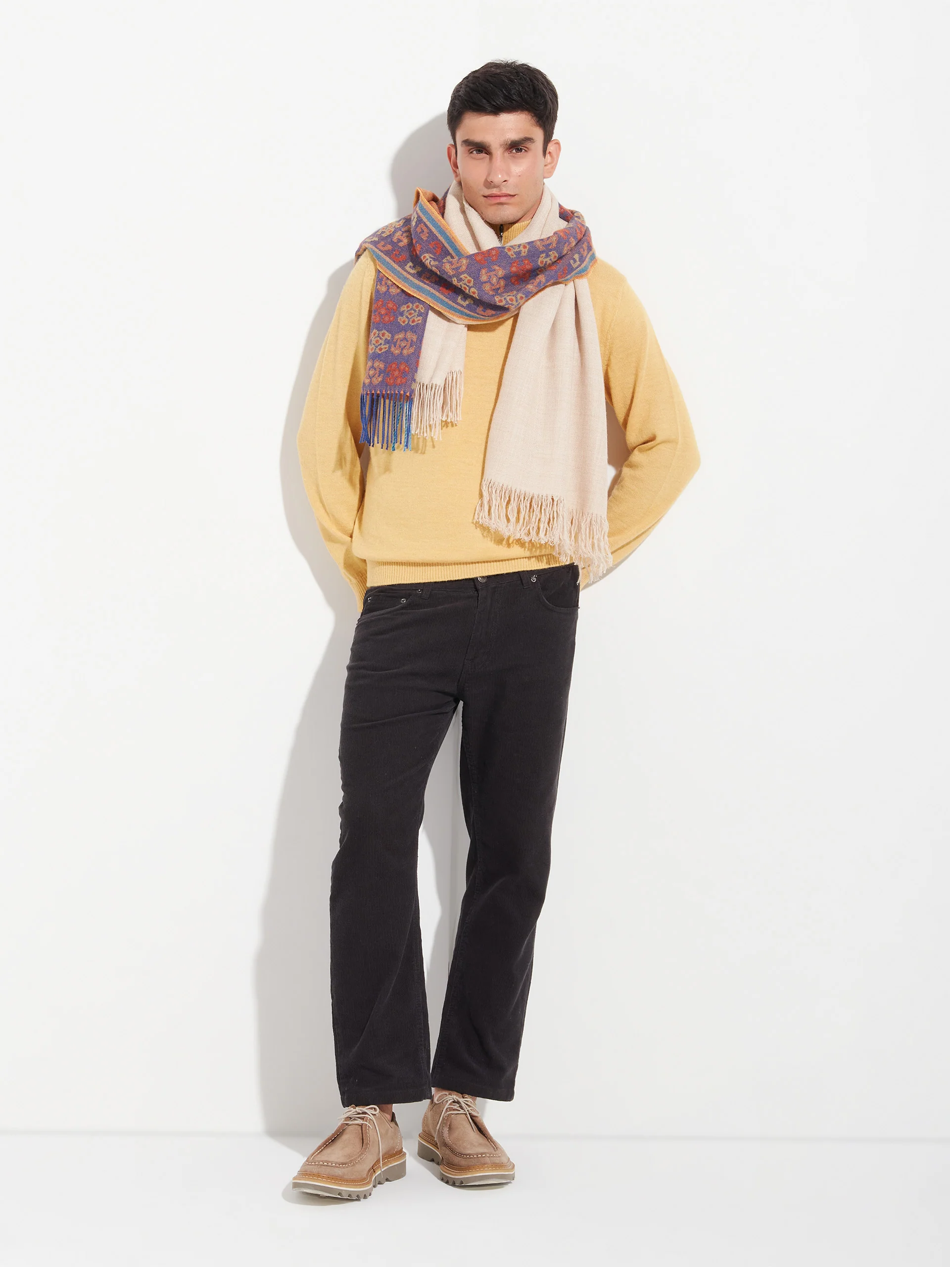 Chancay - 36 Scarf Baby Alpaca Color Blue - Image 6