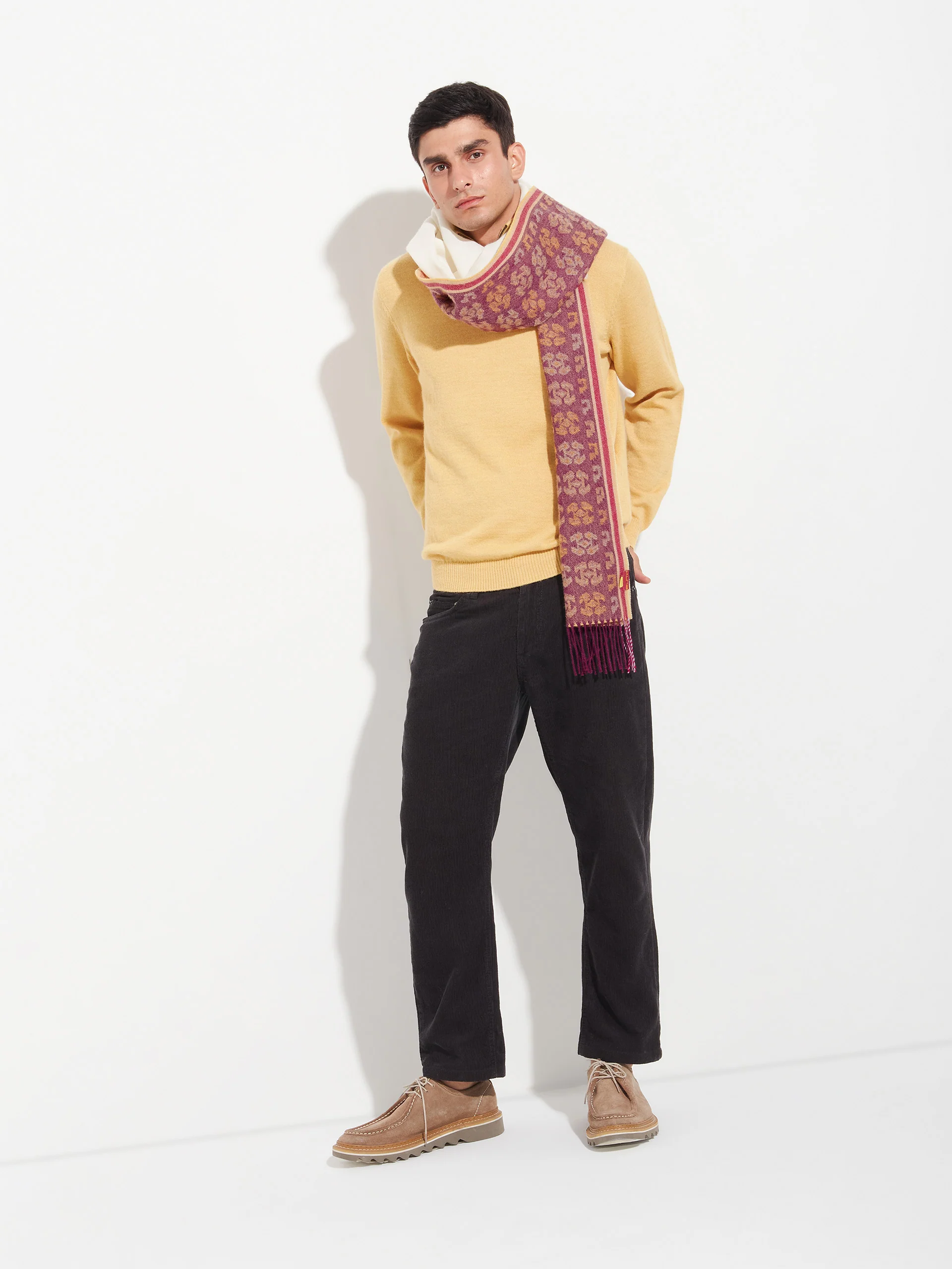 Chancay - 36 Scarf Baby Alpaca Color Fuchsia - Image 6