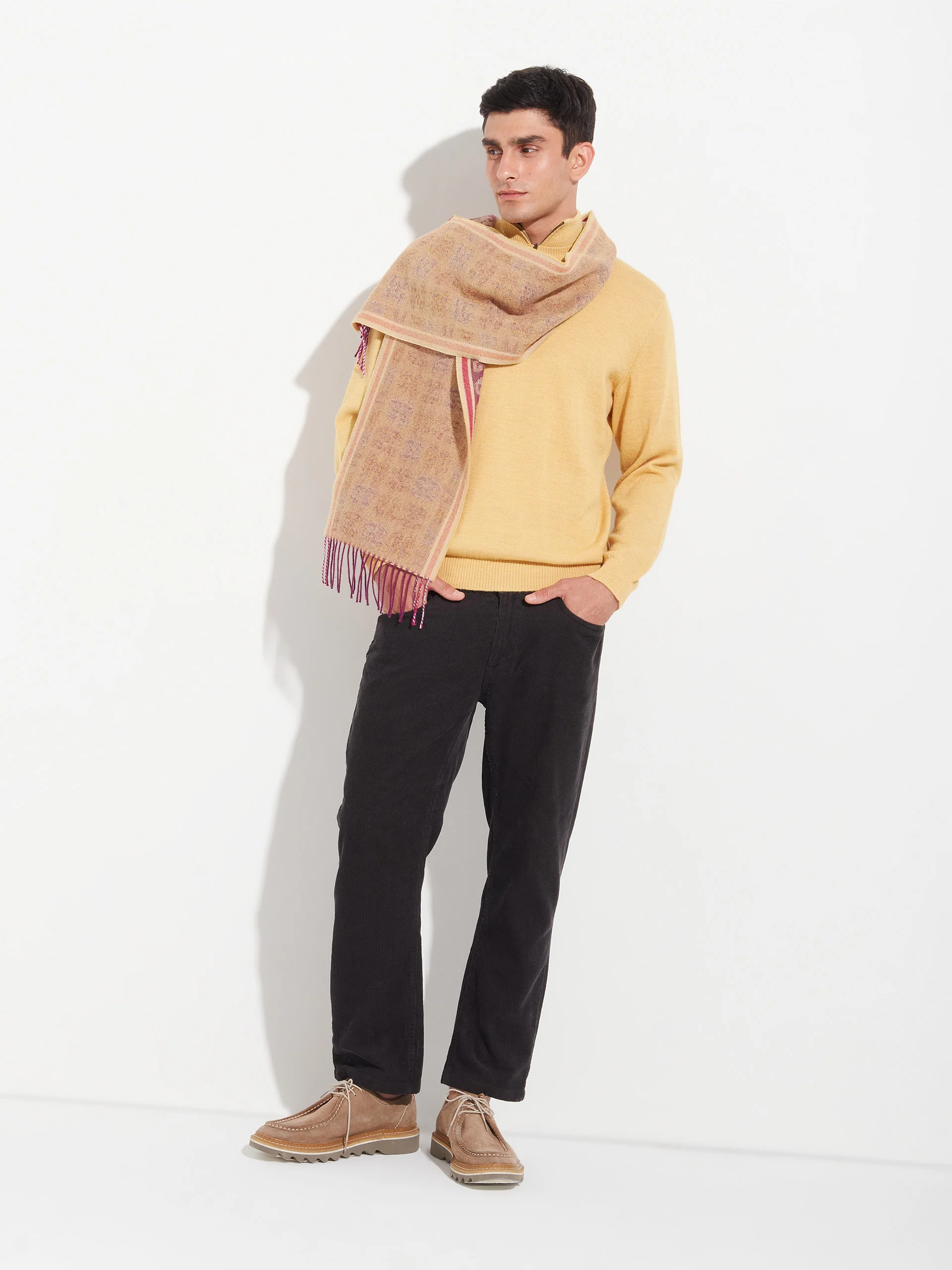 Chancay - 36 Scarf Baby Alpaca Color Fuchsia - Image 8