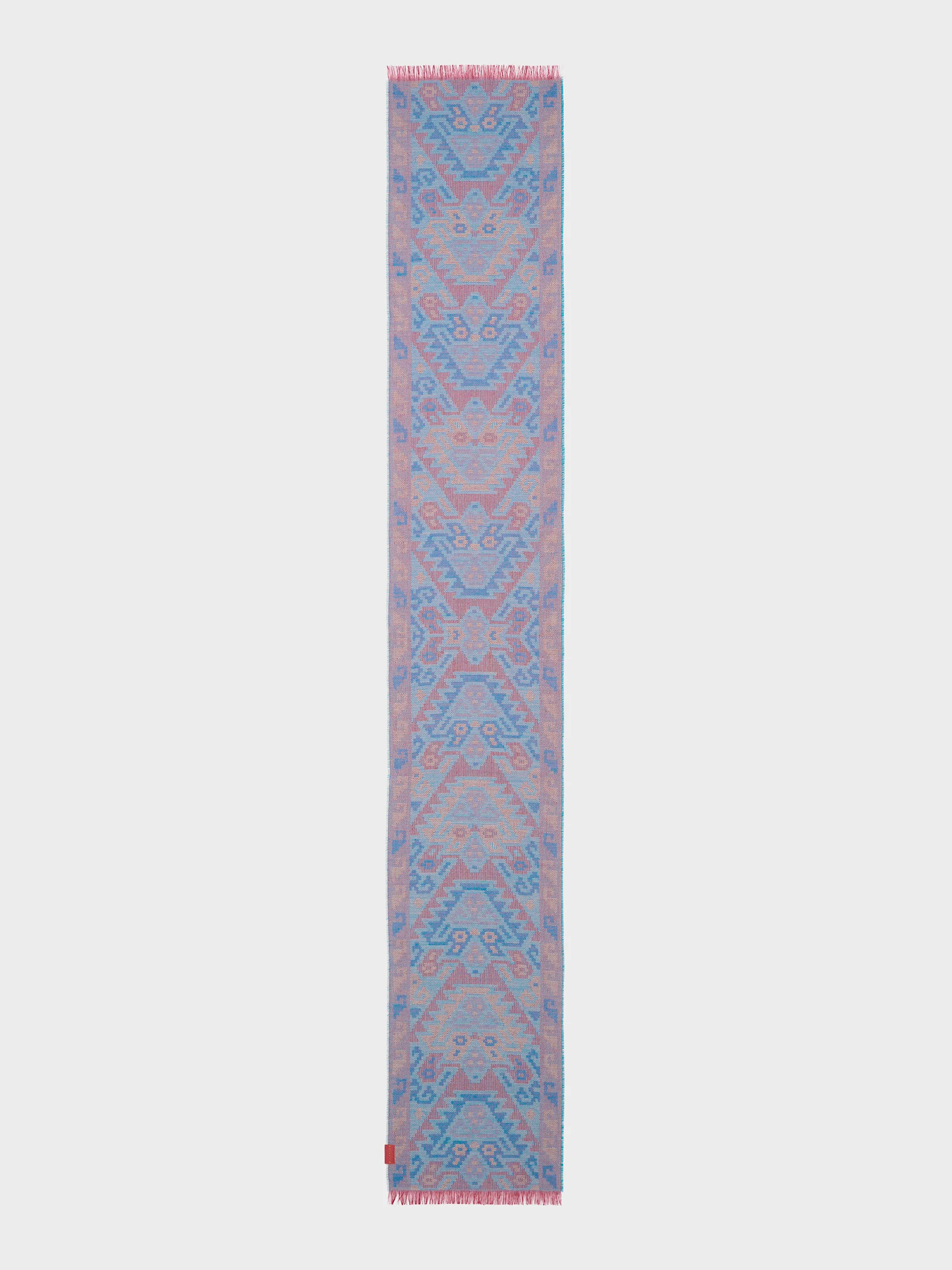 Chancay - 38 Scarf Baby Alpaca Color Blue - Image 11