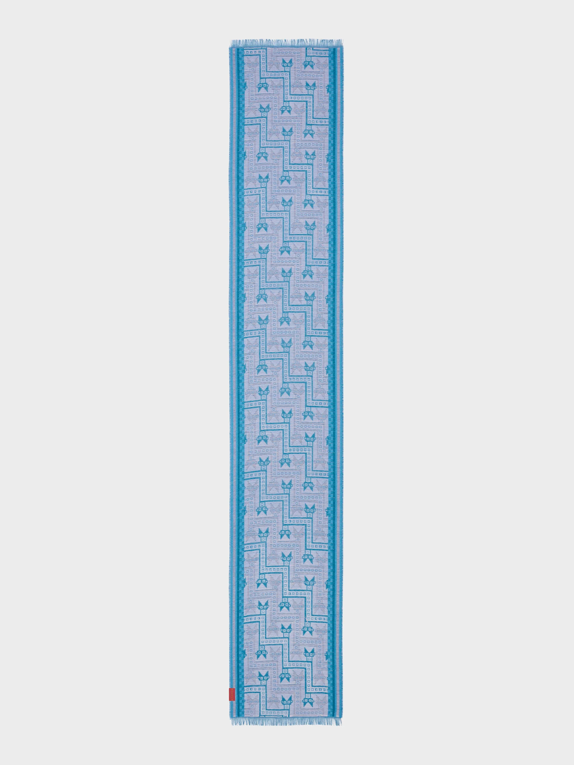 Chancay - 39 Scarf Baby Alpaca Color Blue - Image 11