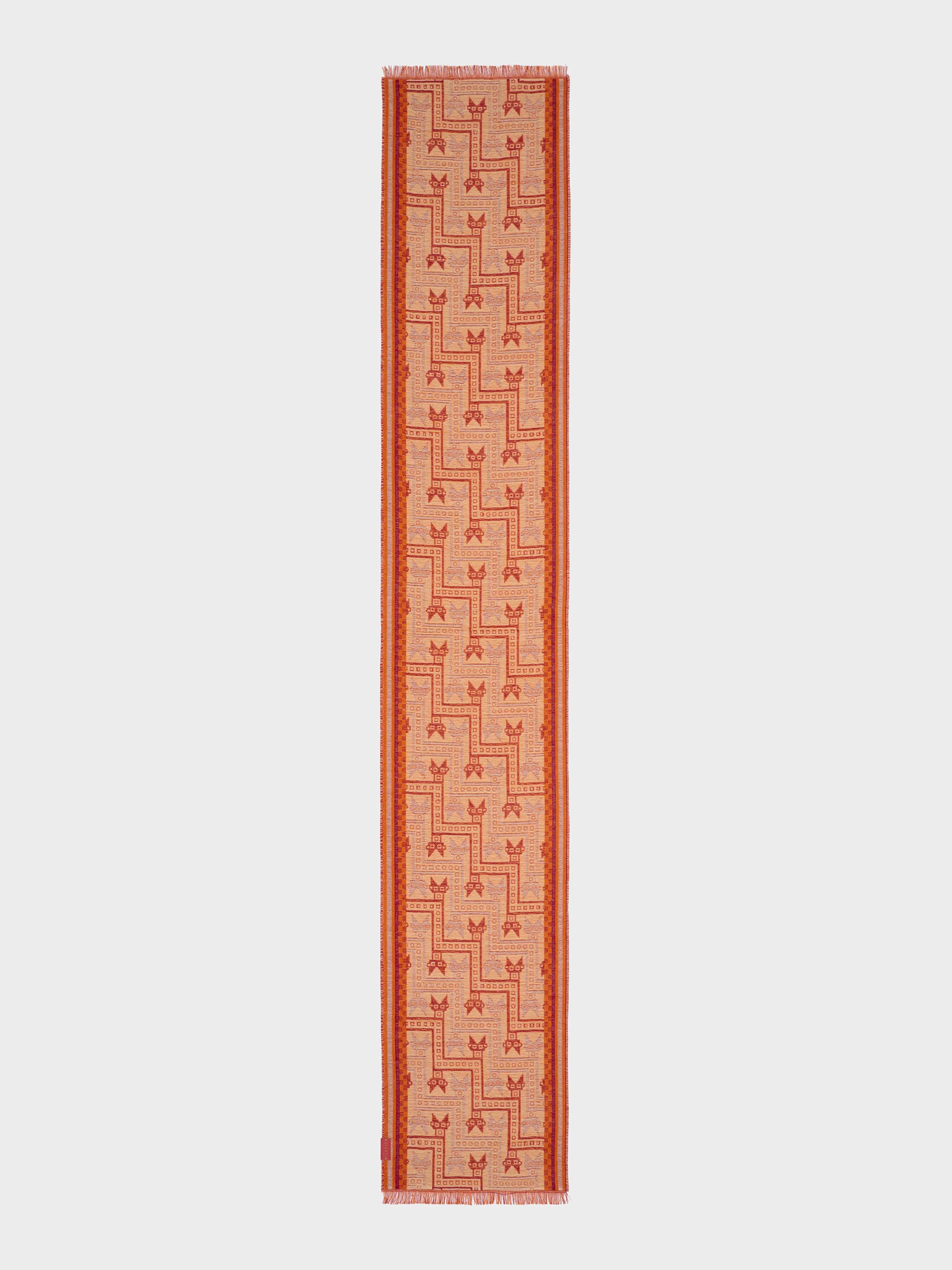 Chancay - 39 Scarf Baby Alpaca Color Red - Image 11