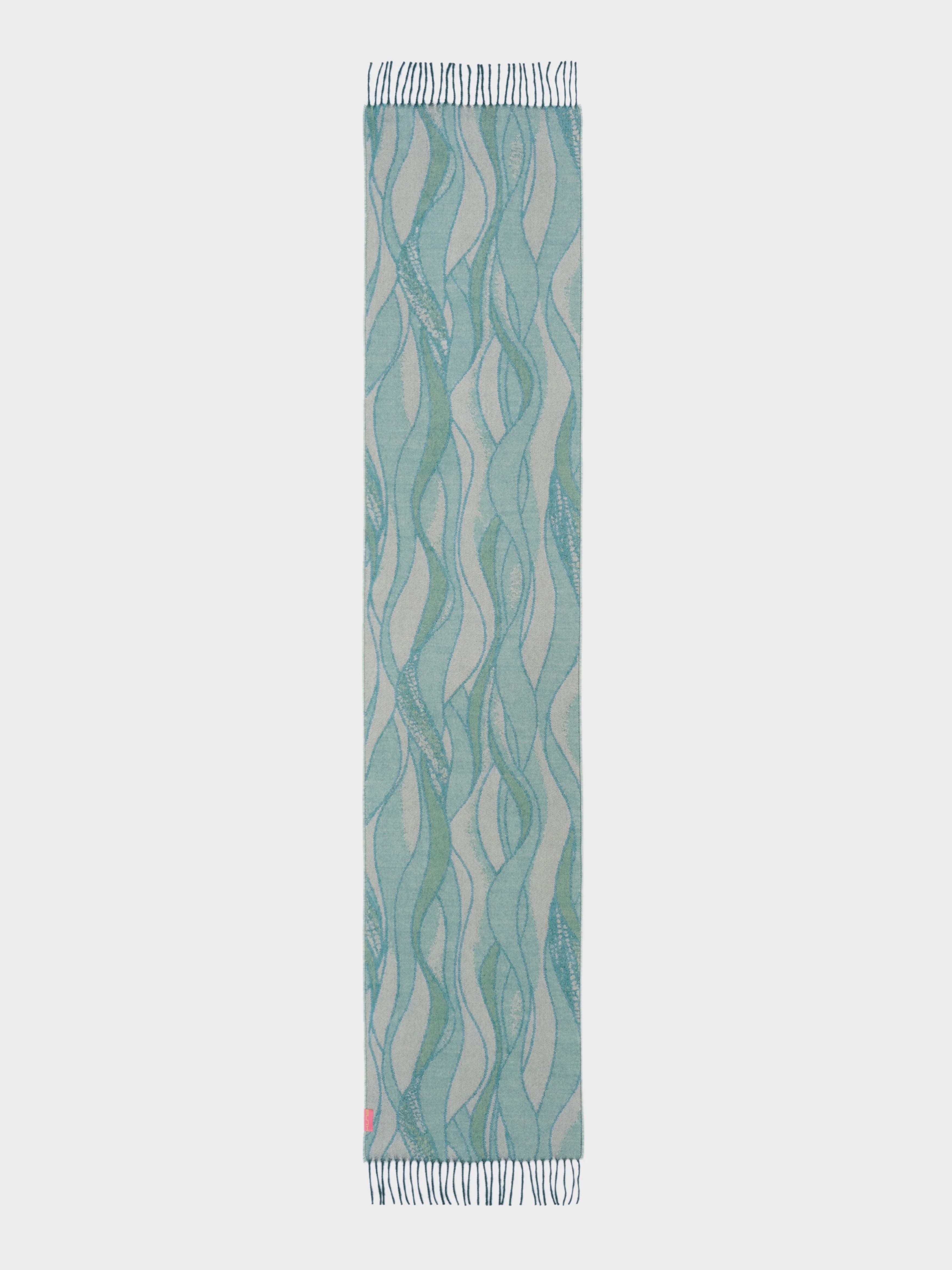 Charango Scarf Baby Alpaca Color Green - Image 2