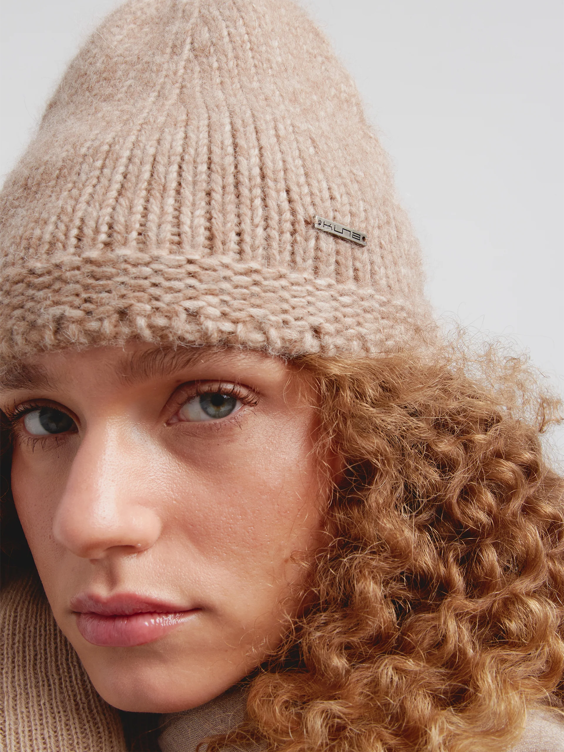 Chic Hat Baby Alpaca Color Beige - Image 3