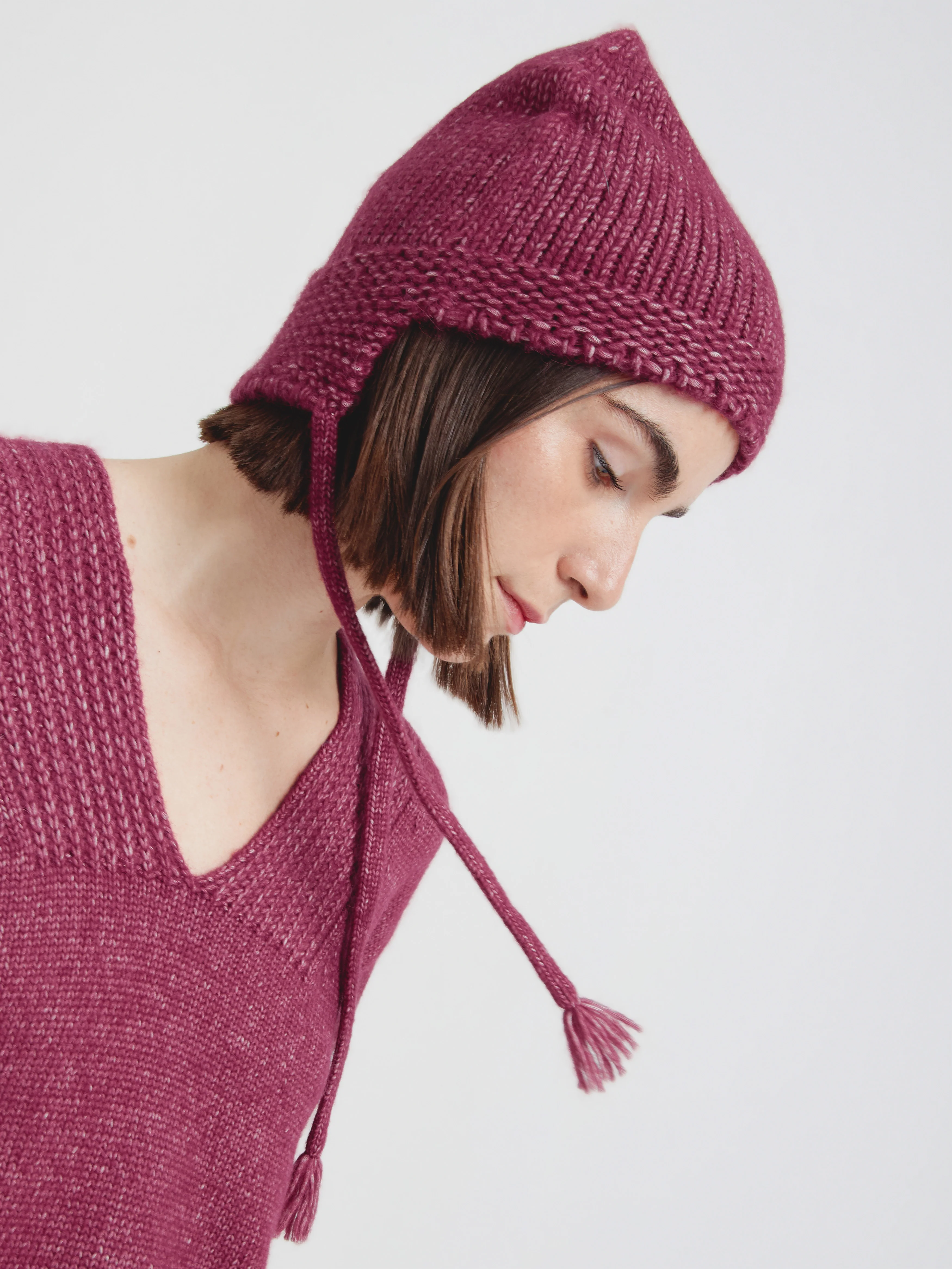 Chic Hat Baby Alpaca Color Cherry - Image 2
