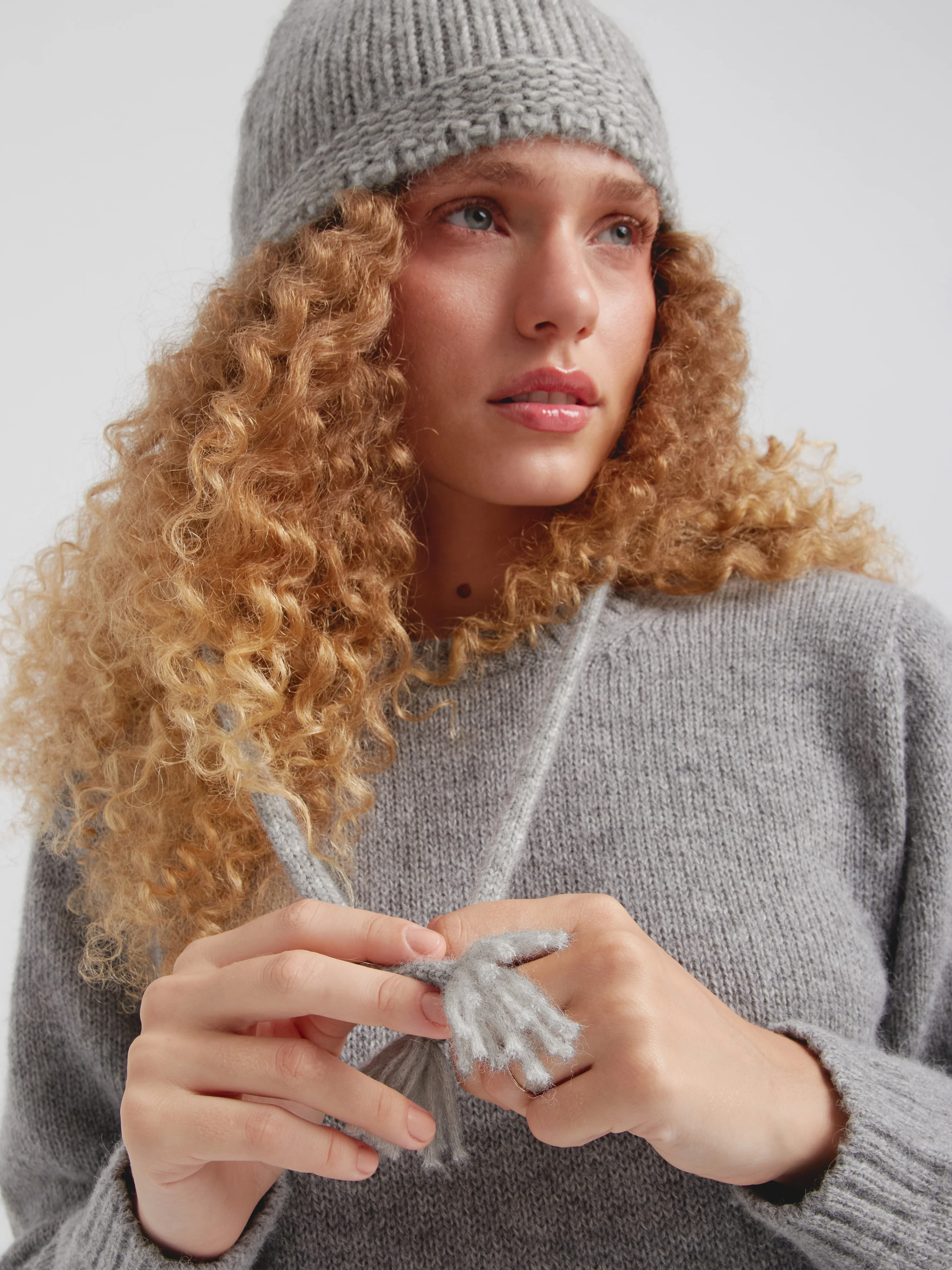Chic Hat Baby Alpaca Color Grey - Image 3
