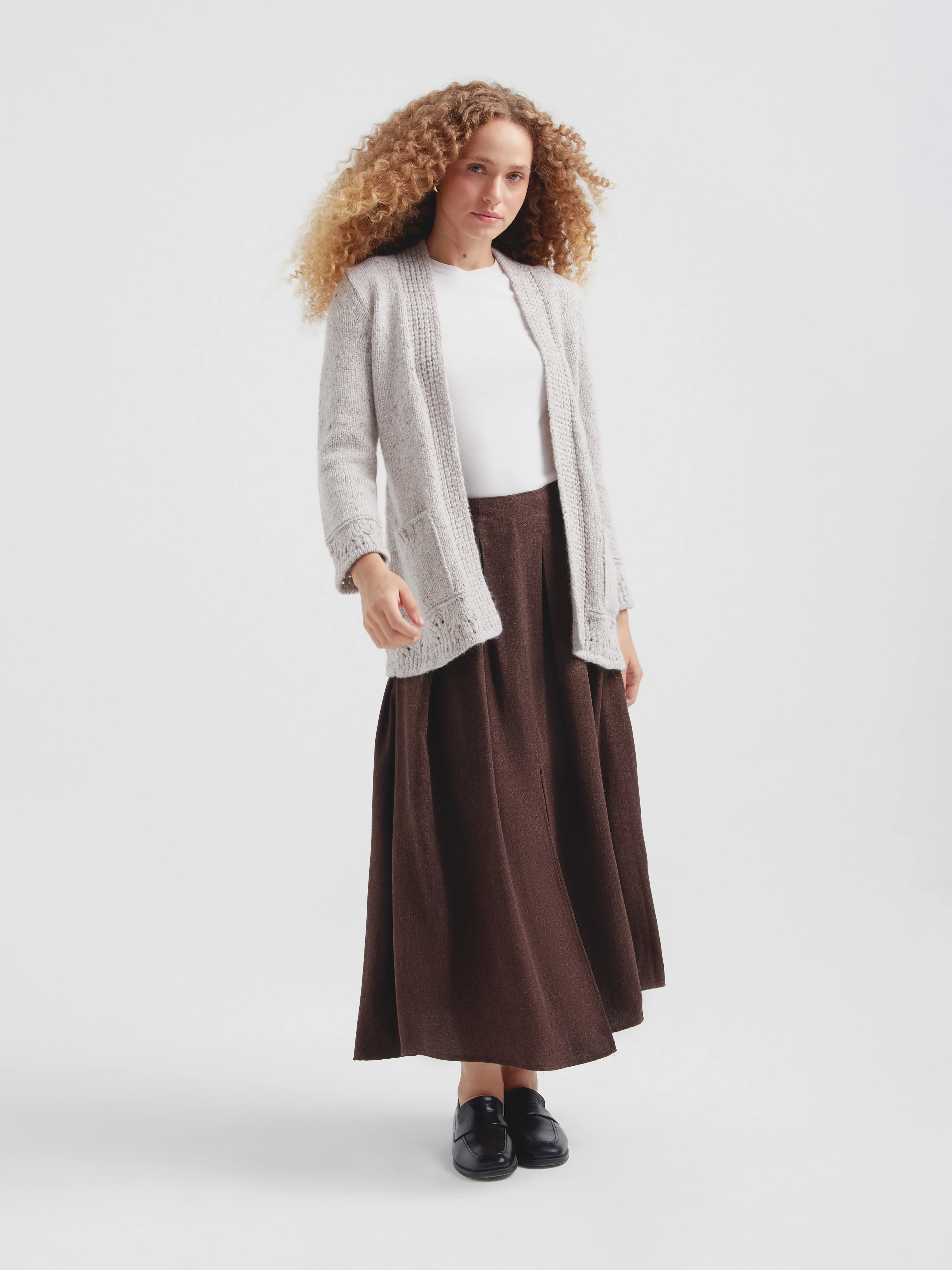 Chivay Cardigan Wool Color Beige - Image 4