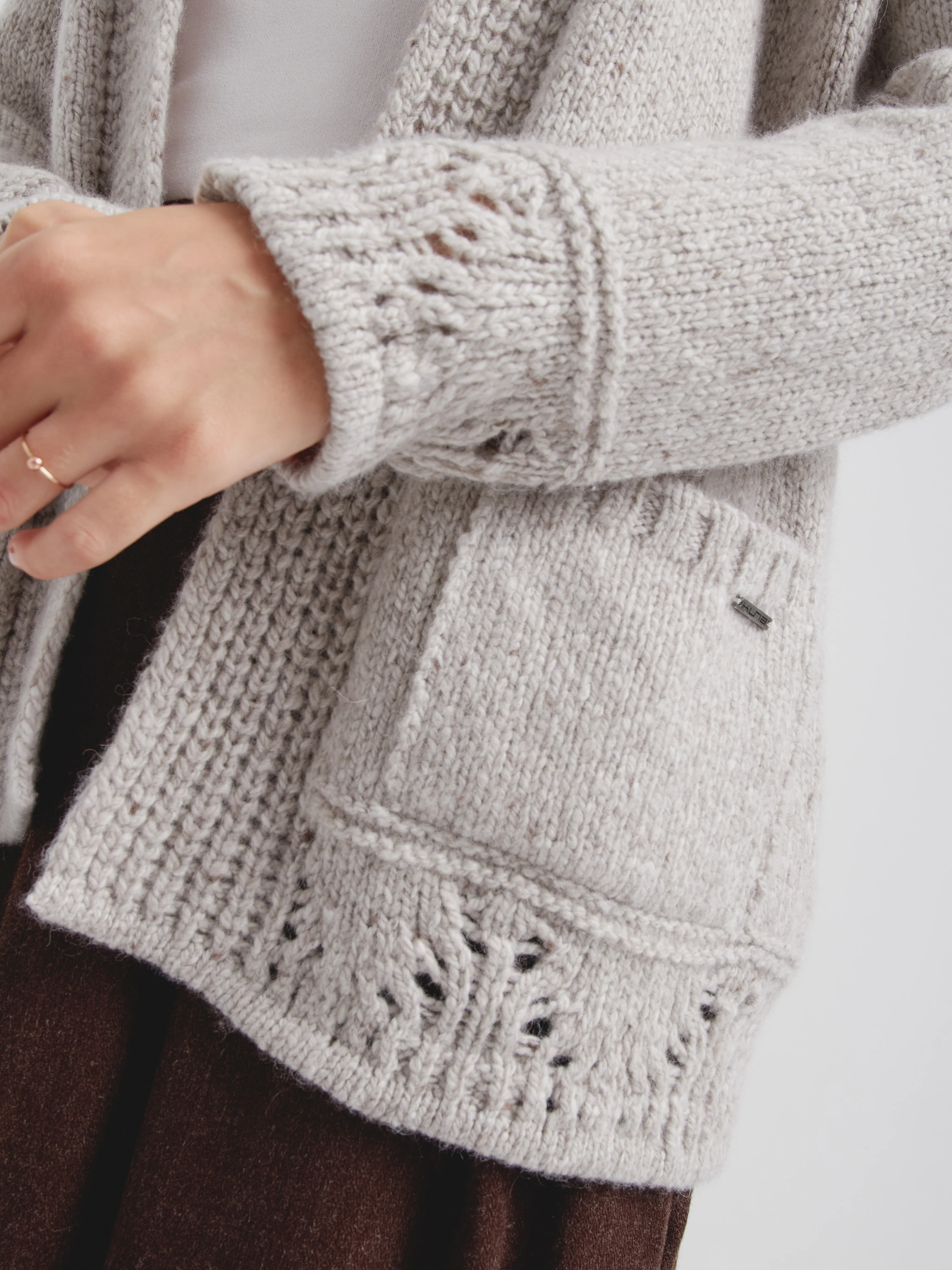 Chivay Cardigan Wool Color Beige - Image 5