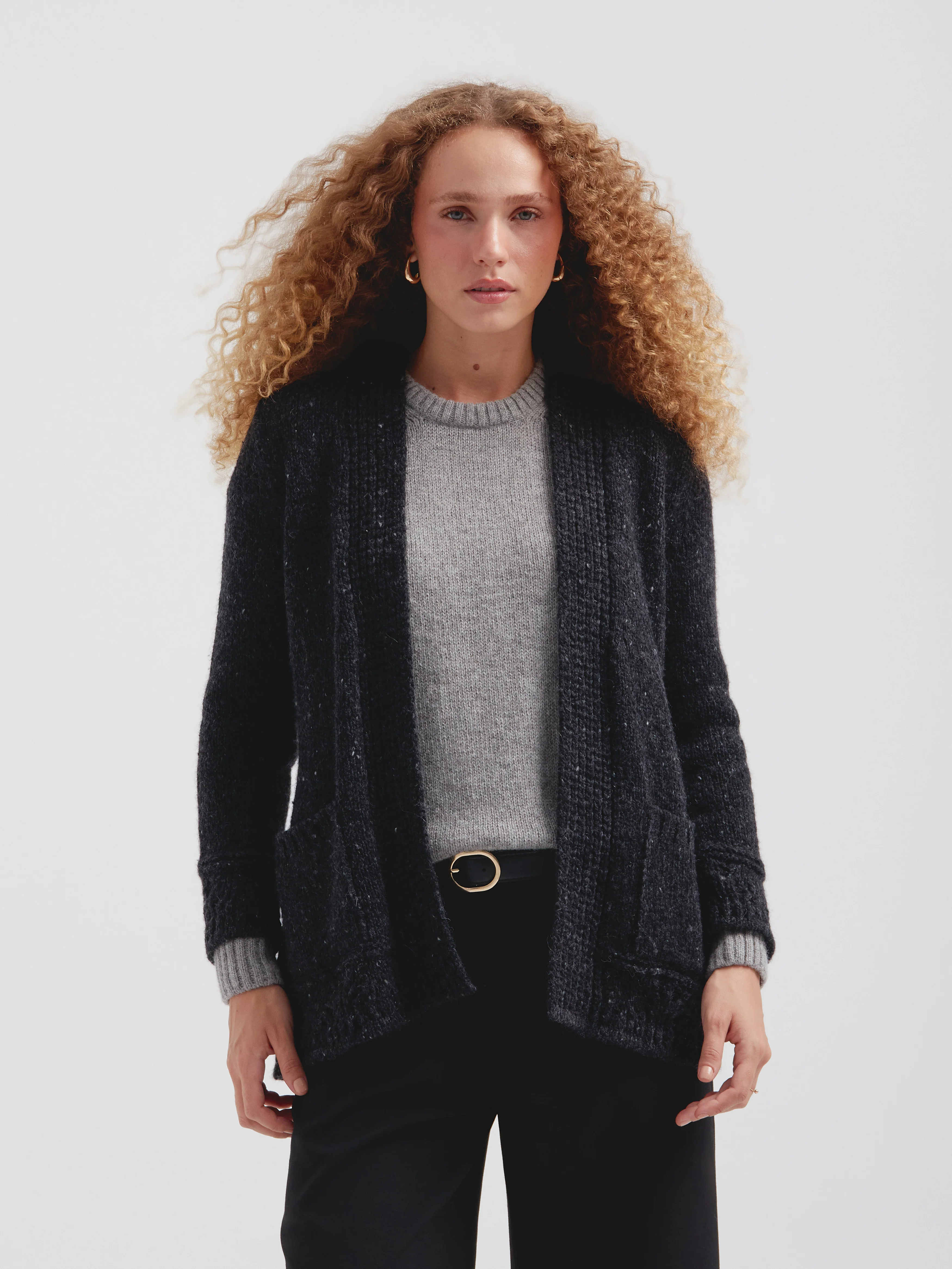 Chivay Cardigan Wool Color Grey - Image 2
