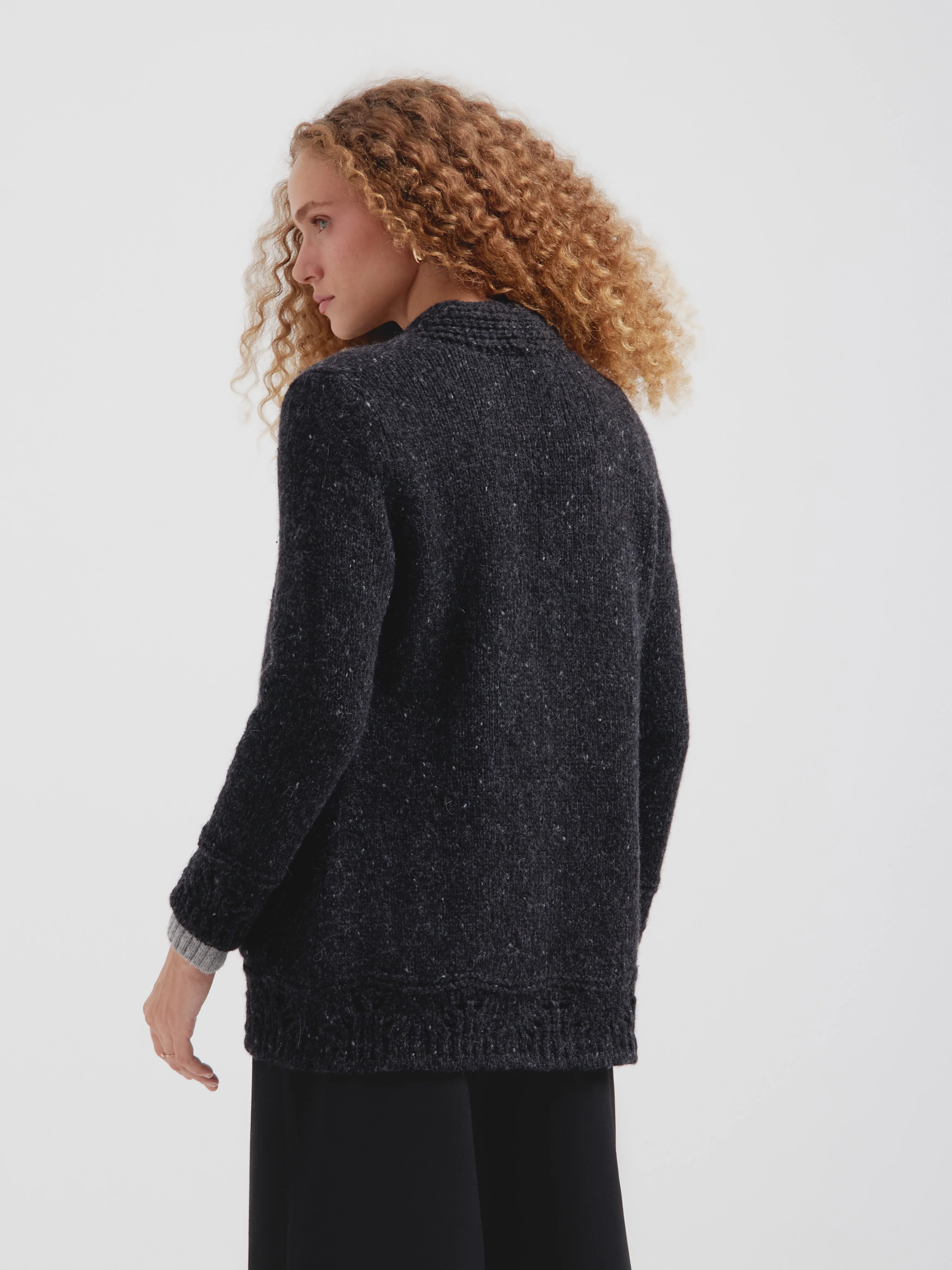 Chivay Cardigan Wool Color Grey - Image 3