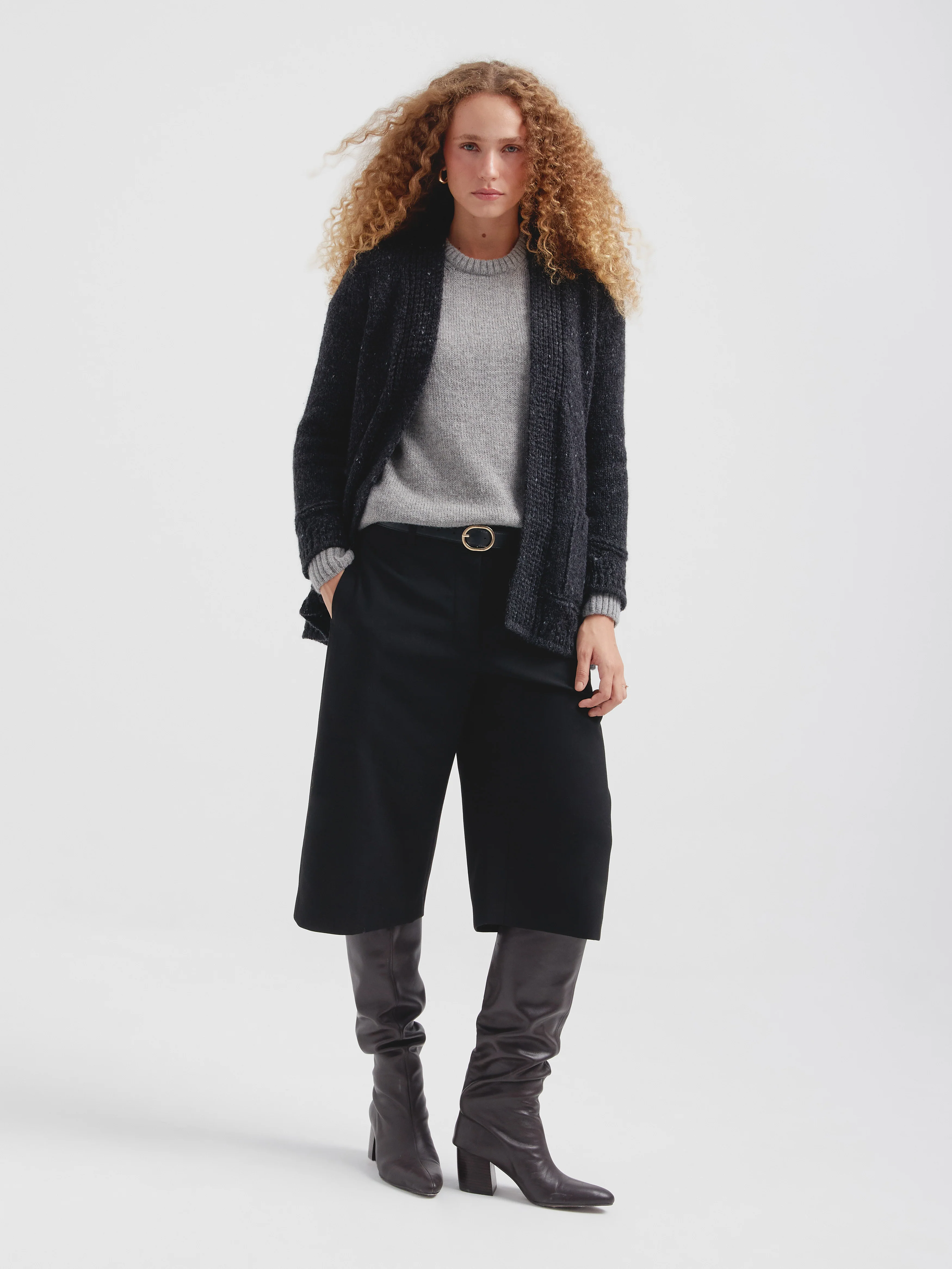 Chivay Cardigan Wool Color Grey - Image 4