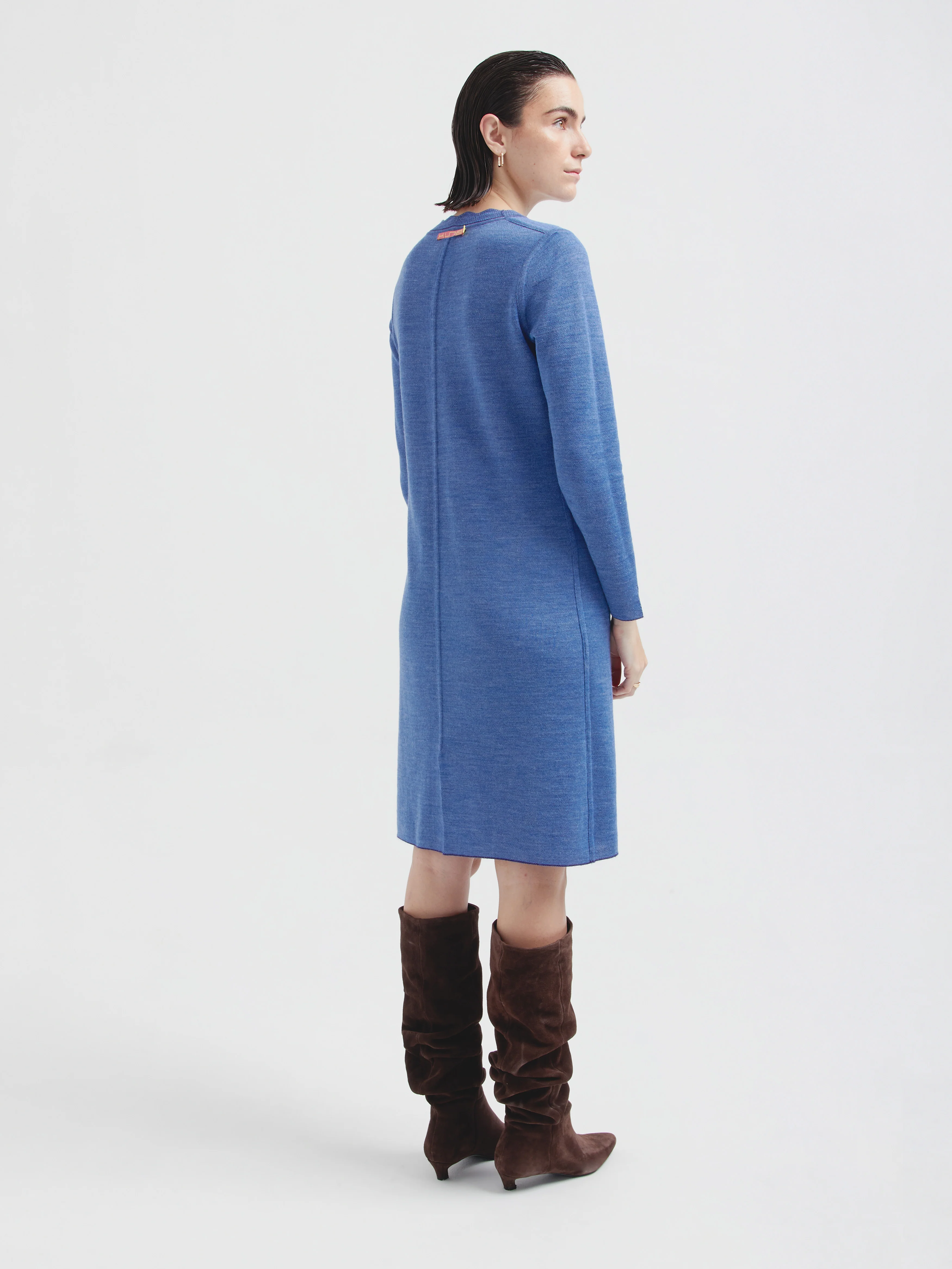 Cindy Dress Baby Alpaca Color Blue - Image 2