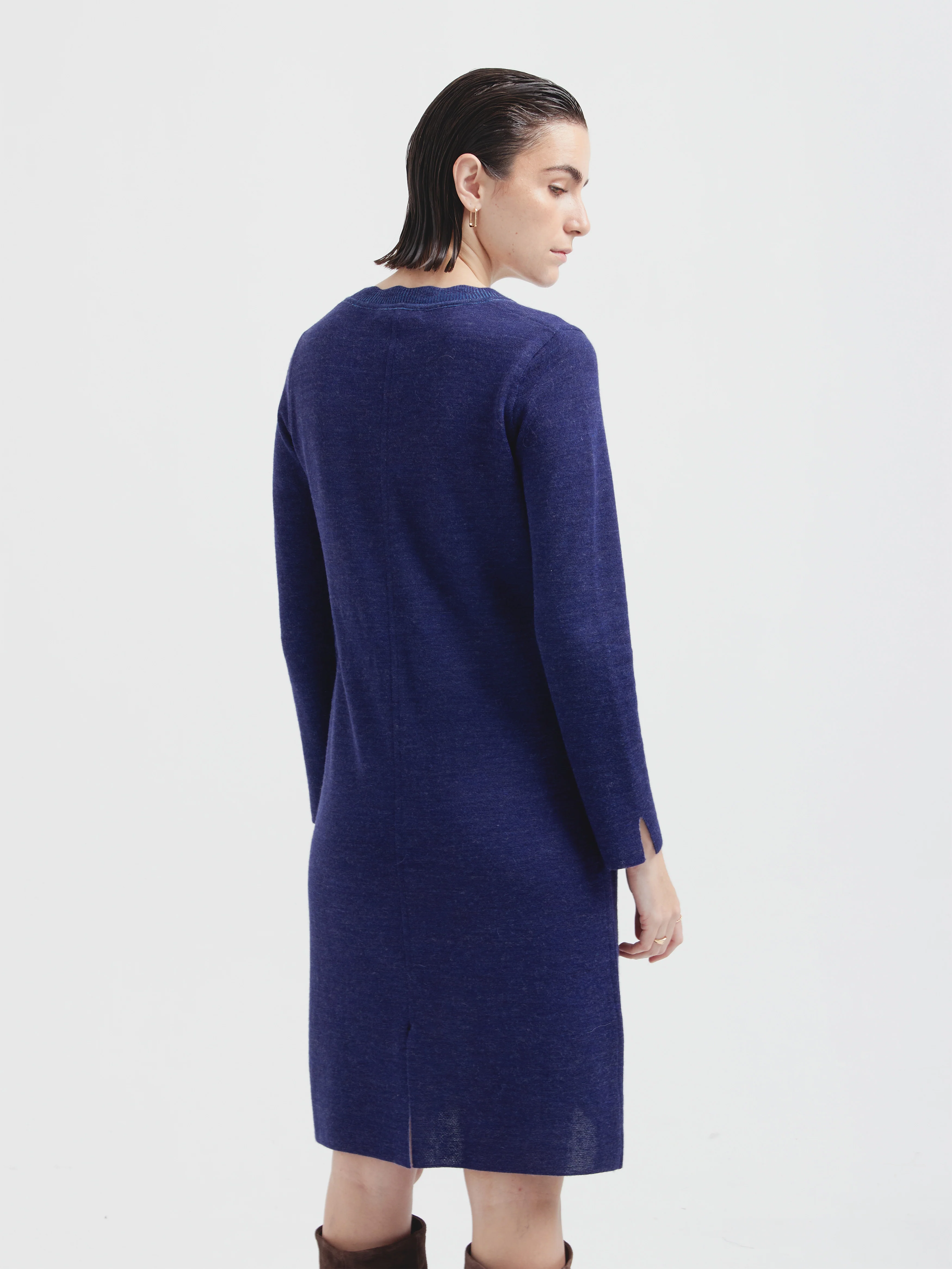 Cindy Dress Baby Alpaca Color Blue - Image 5