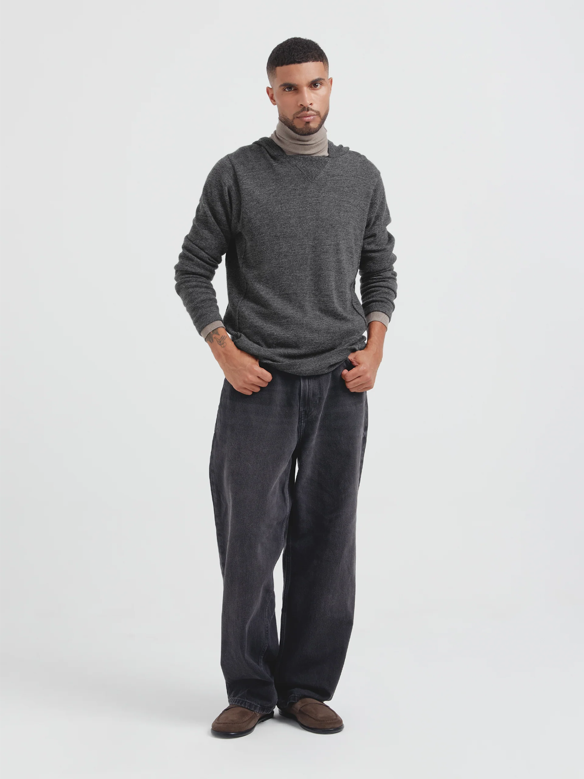 Ciro Sweater Alpaca Royal Color Grey - Image 4