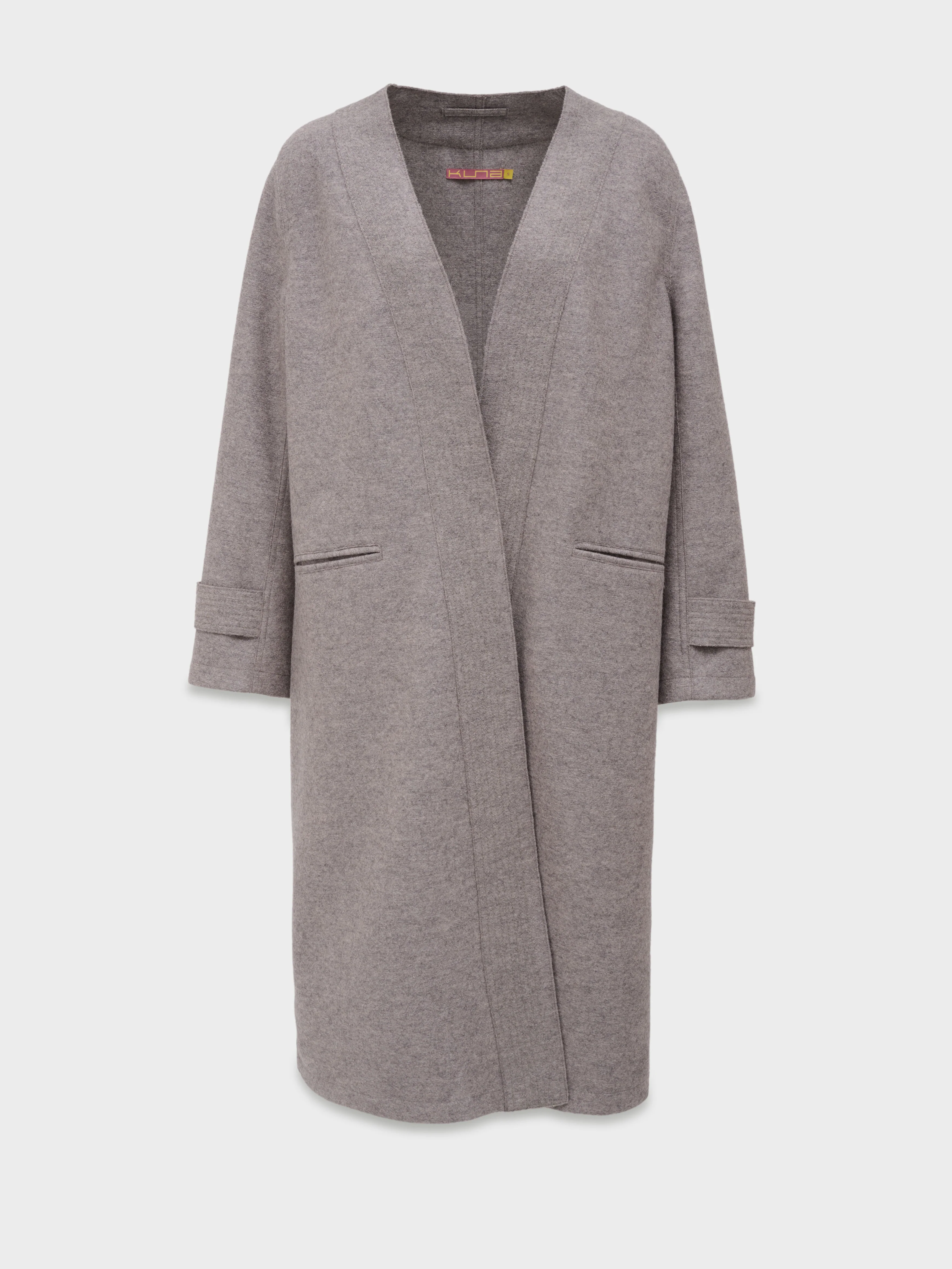 Colette Coat Alpaca And Wool Color Grey