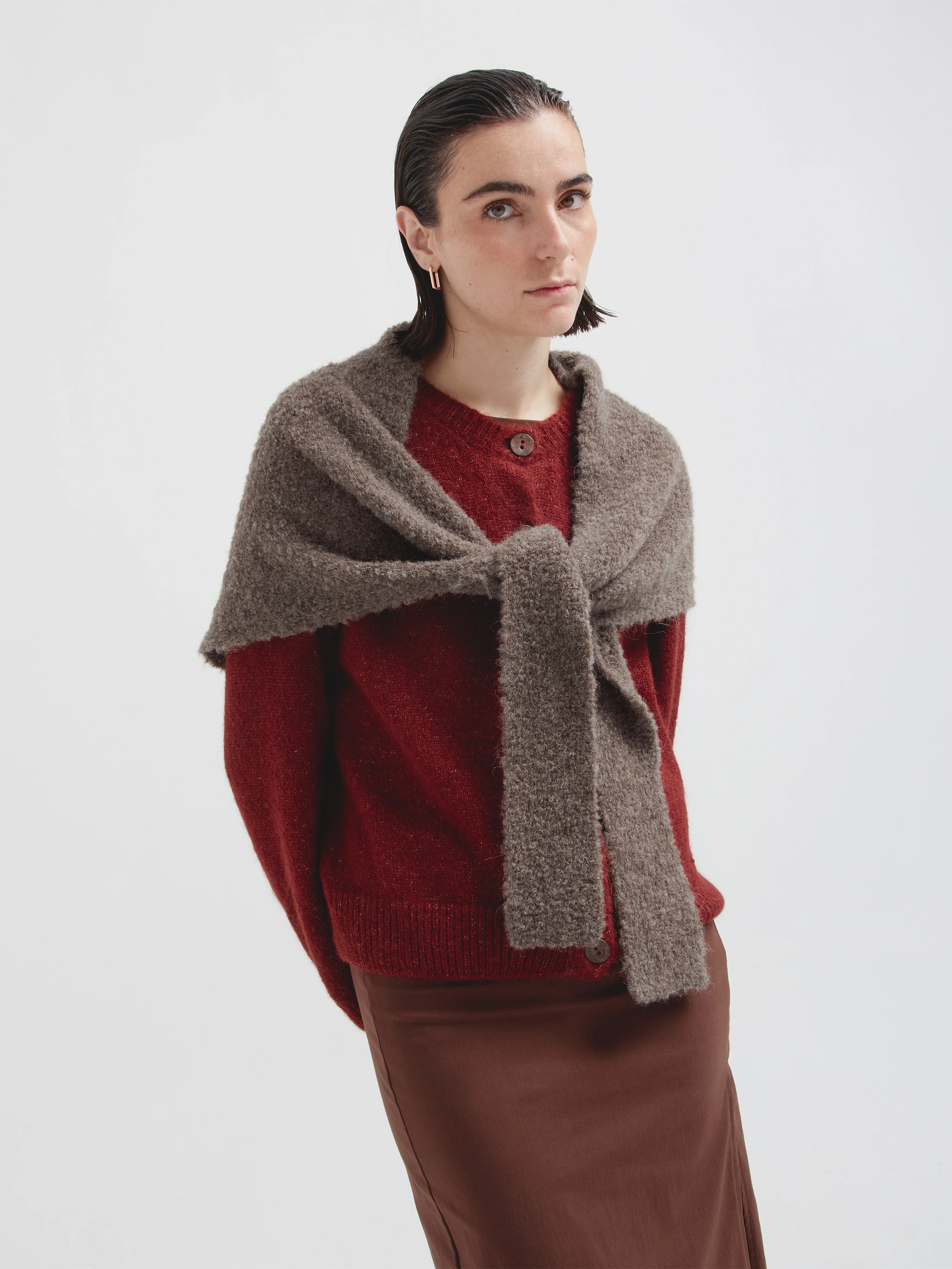 Cornelia Scarf Alpaca Color Beige