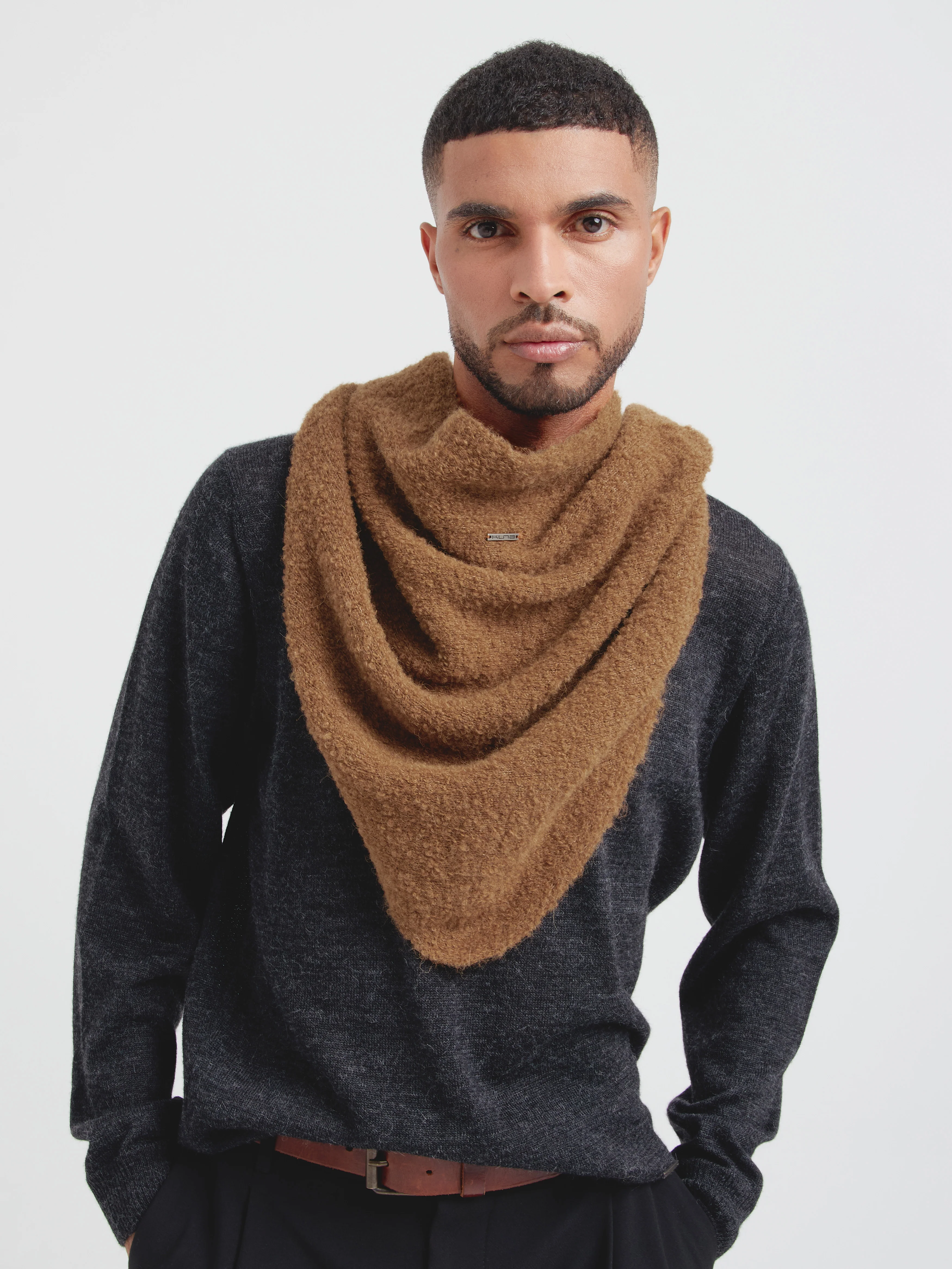 Cornelia Scarf Alpaca Color Camel - Image 4