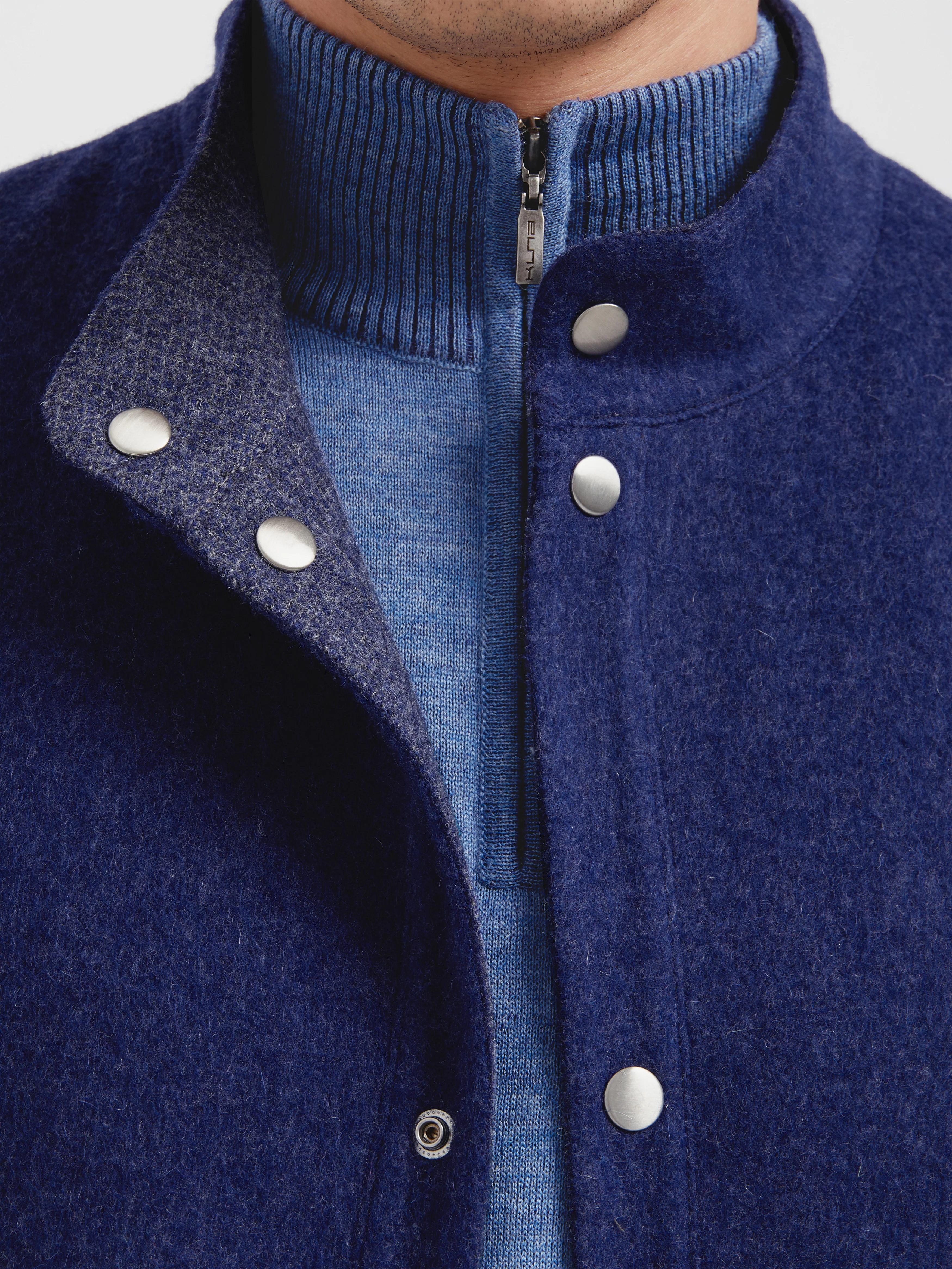 Country Vest Baby Alpaca Color Blue - Image 6